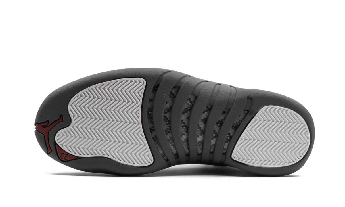 jordan 12 retro white dark grey+130690-160+bottom view