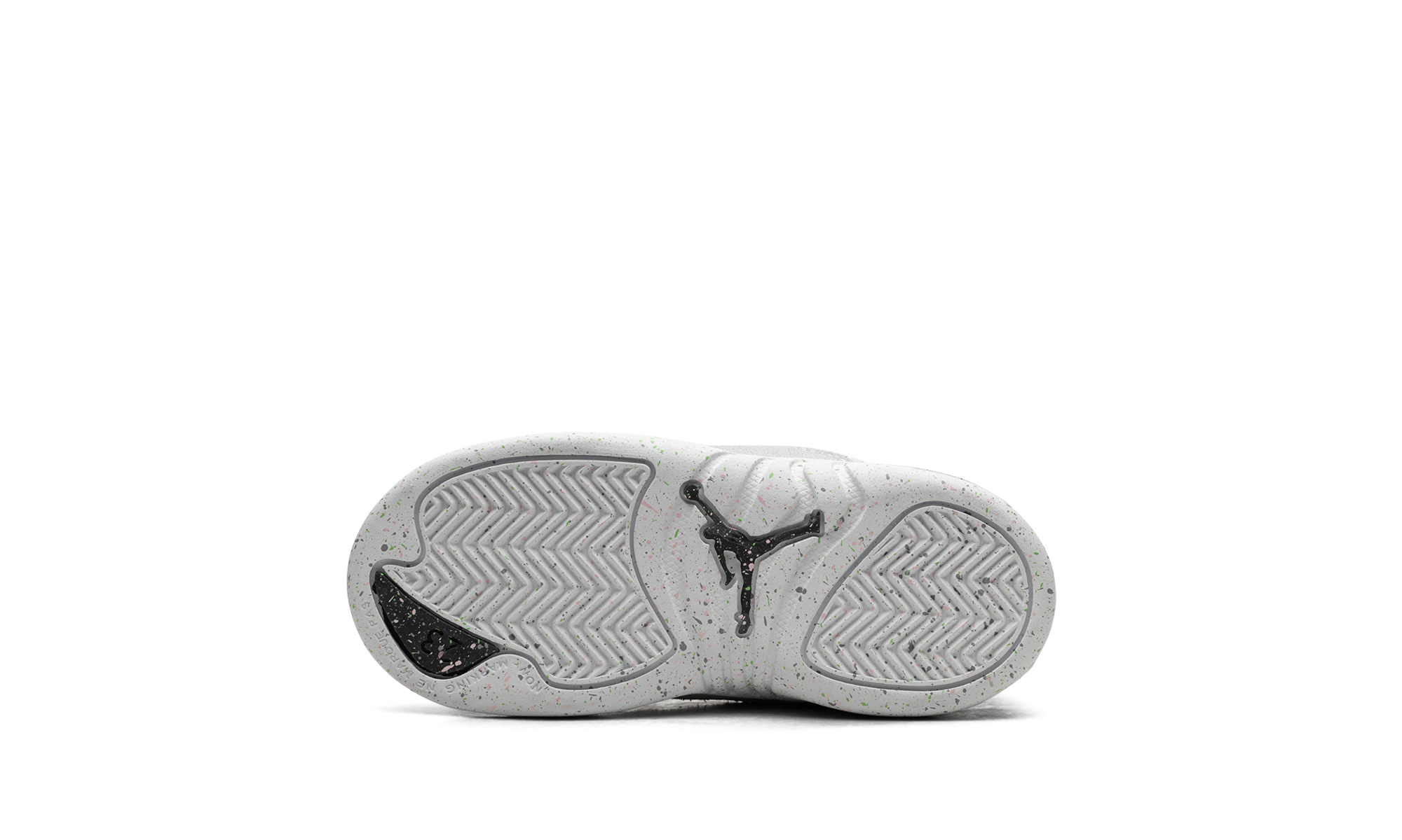 jordan 12 retro white vapor green td+850000-130+bottom view