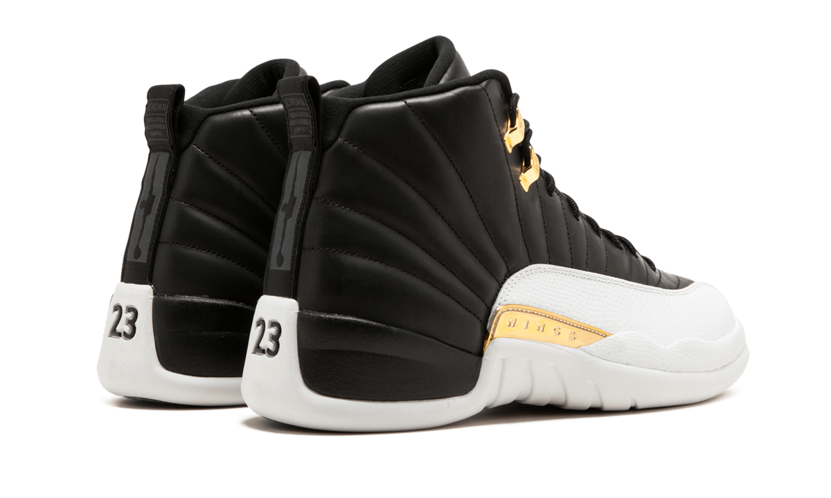 jordan 12 retro wings+848692-033+diagnol right behind view