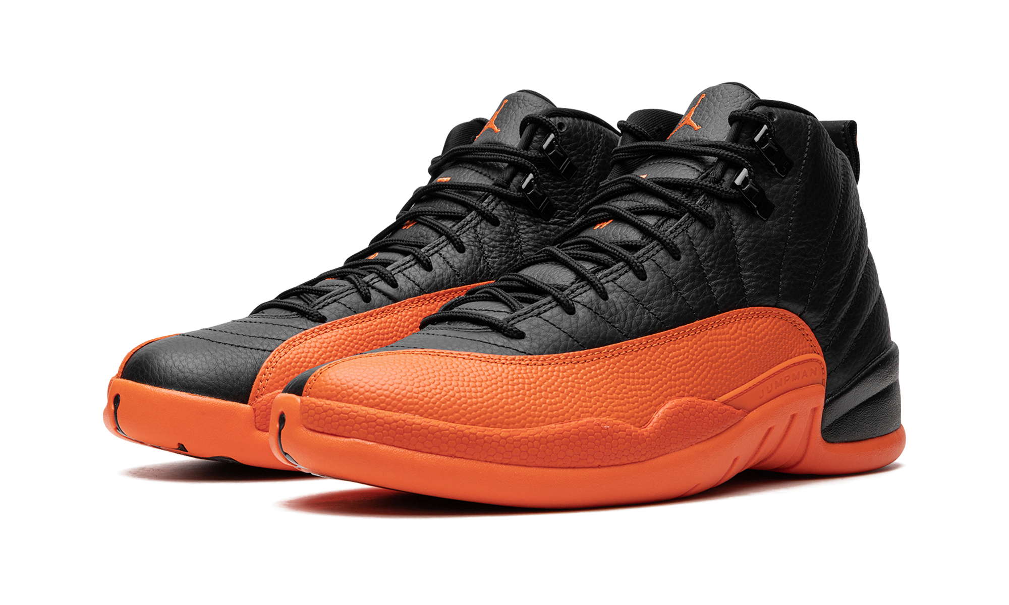 jordan 12 retro wnba all star brilliant orange women s+FD9101-081+diagnol left view