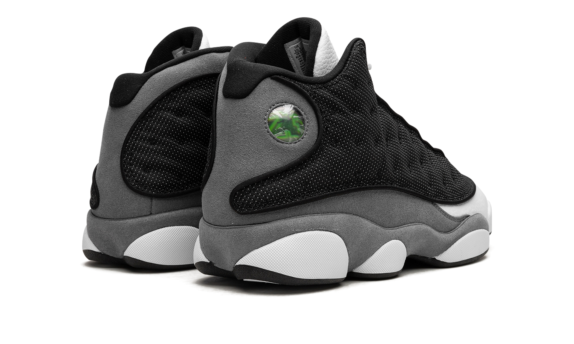 jordan 13 retro black flint+DJ5982-060+diagnol right behind view