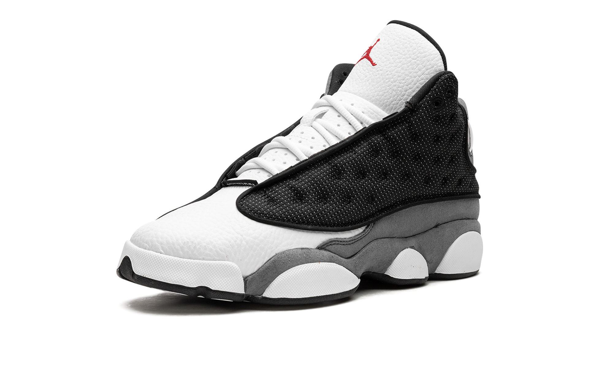 jordan 13 retro black flint gs+884129-060+left diagnol single view