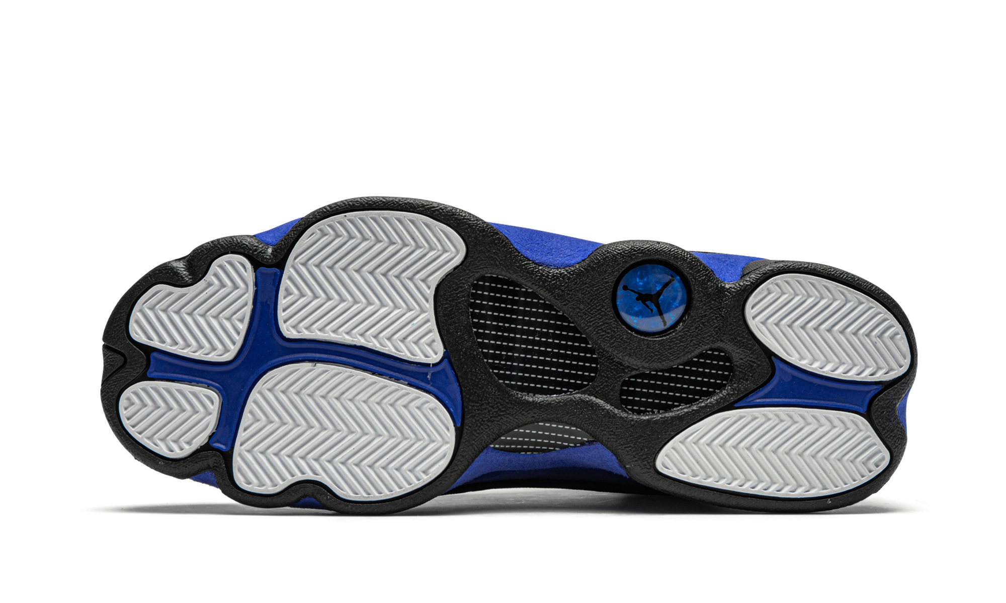 jordan 13 retro black hyper royal gs+884129-040+bottom view
