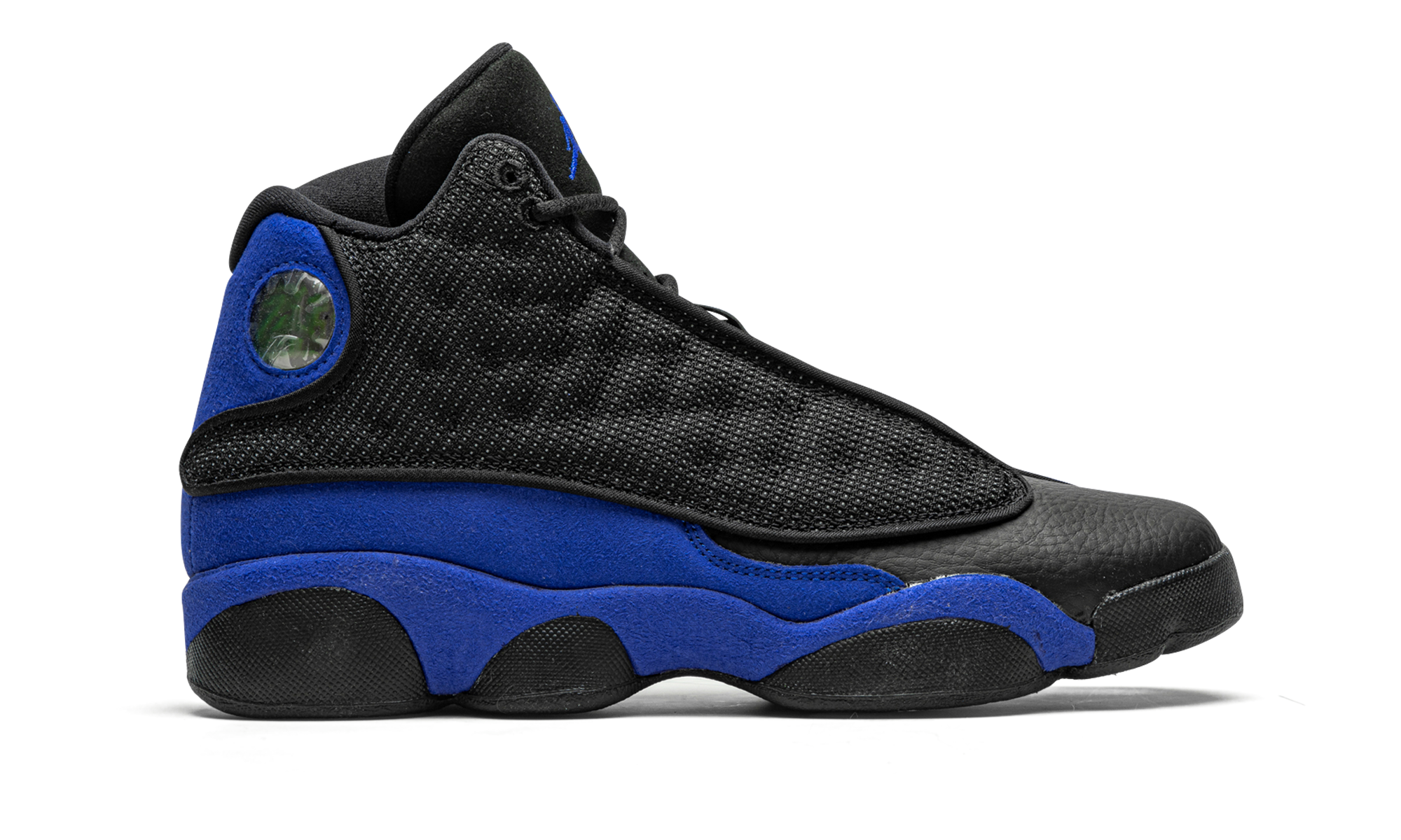 jordan 13 retro black hyper royal gs+884129-040+right view