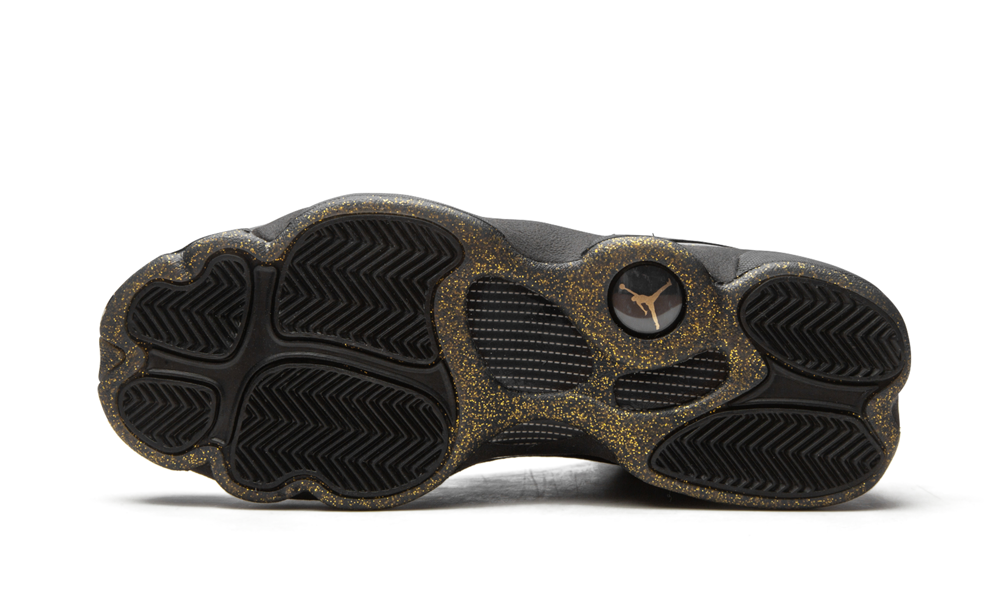 jordan 13 retro black metallic gold gs+DC9443-007+bottom view