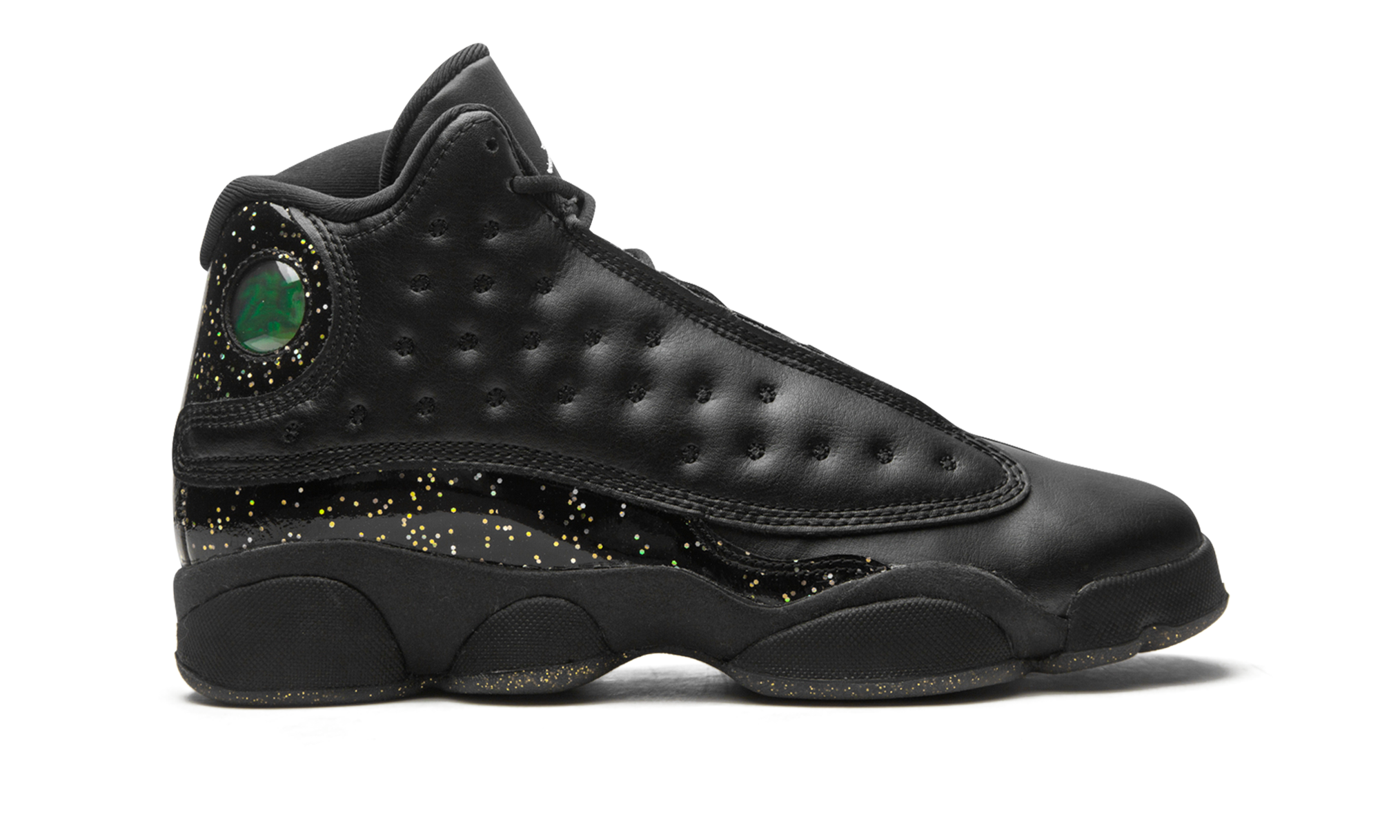 jordan 13 retro black metallic gold gs+DC9443-007+right view