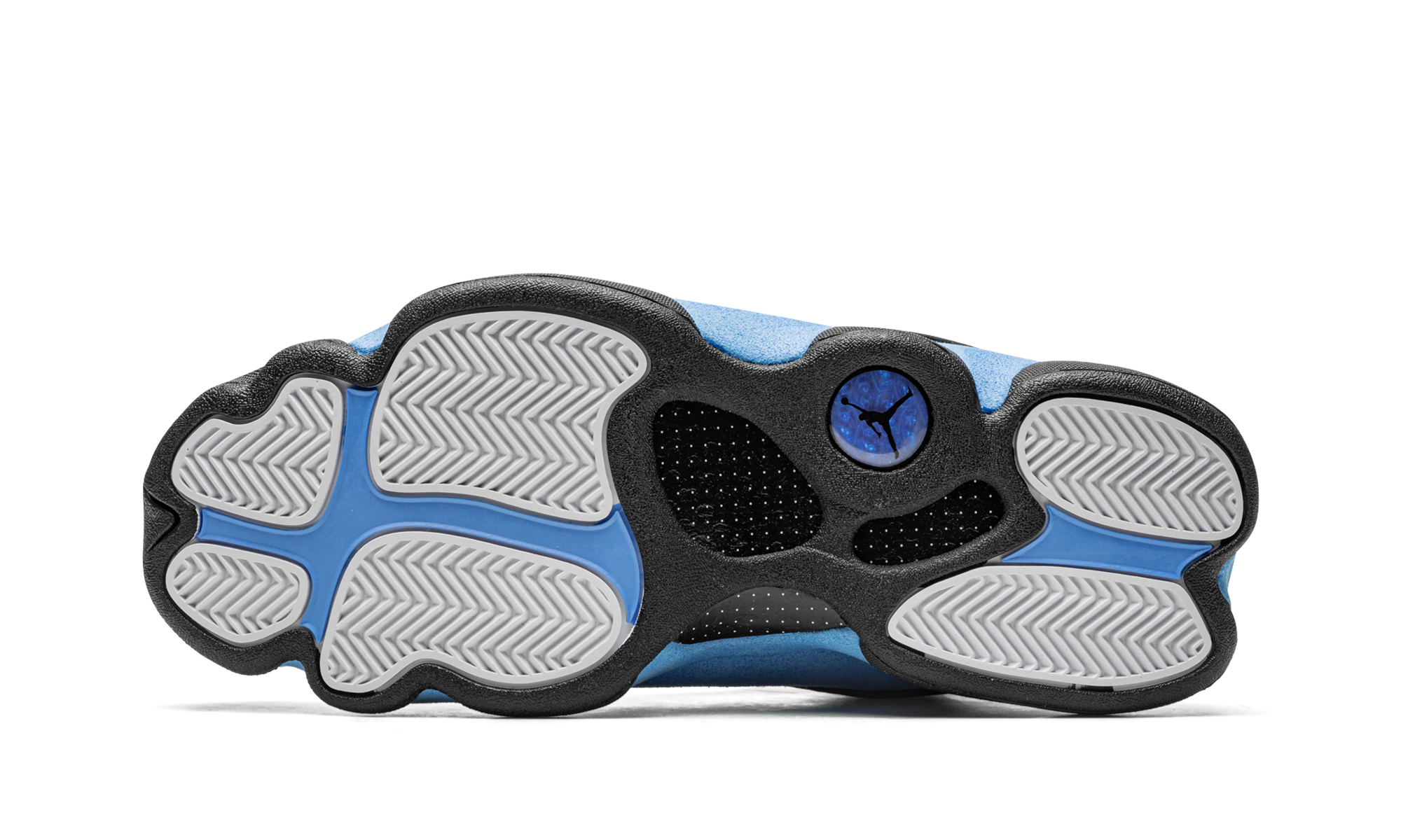 jordan 13 retro black university blue+DJ5982-041+bottom view