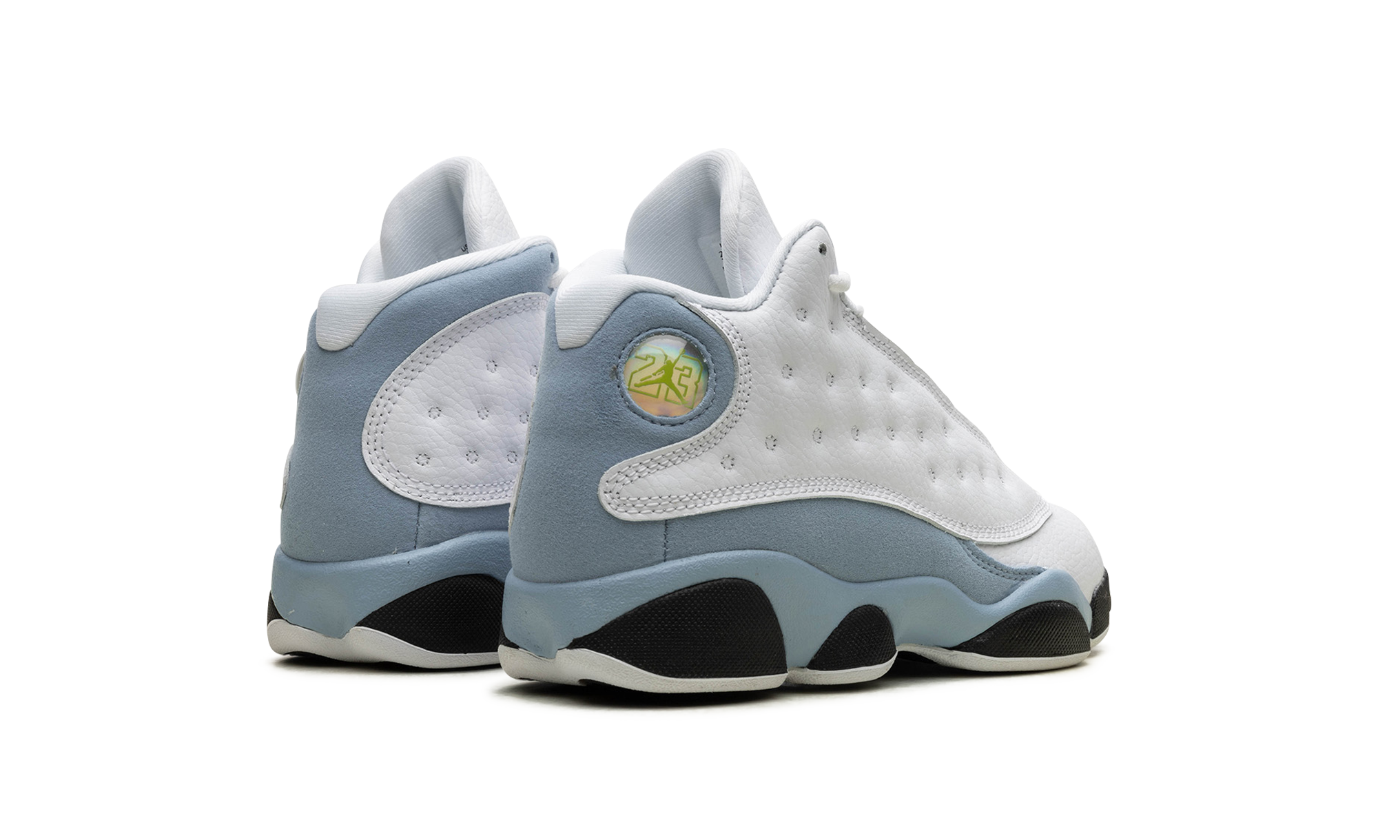 jordan 13 retro blue grey ps+DJ3005-170+diagnol right behind view