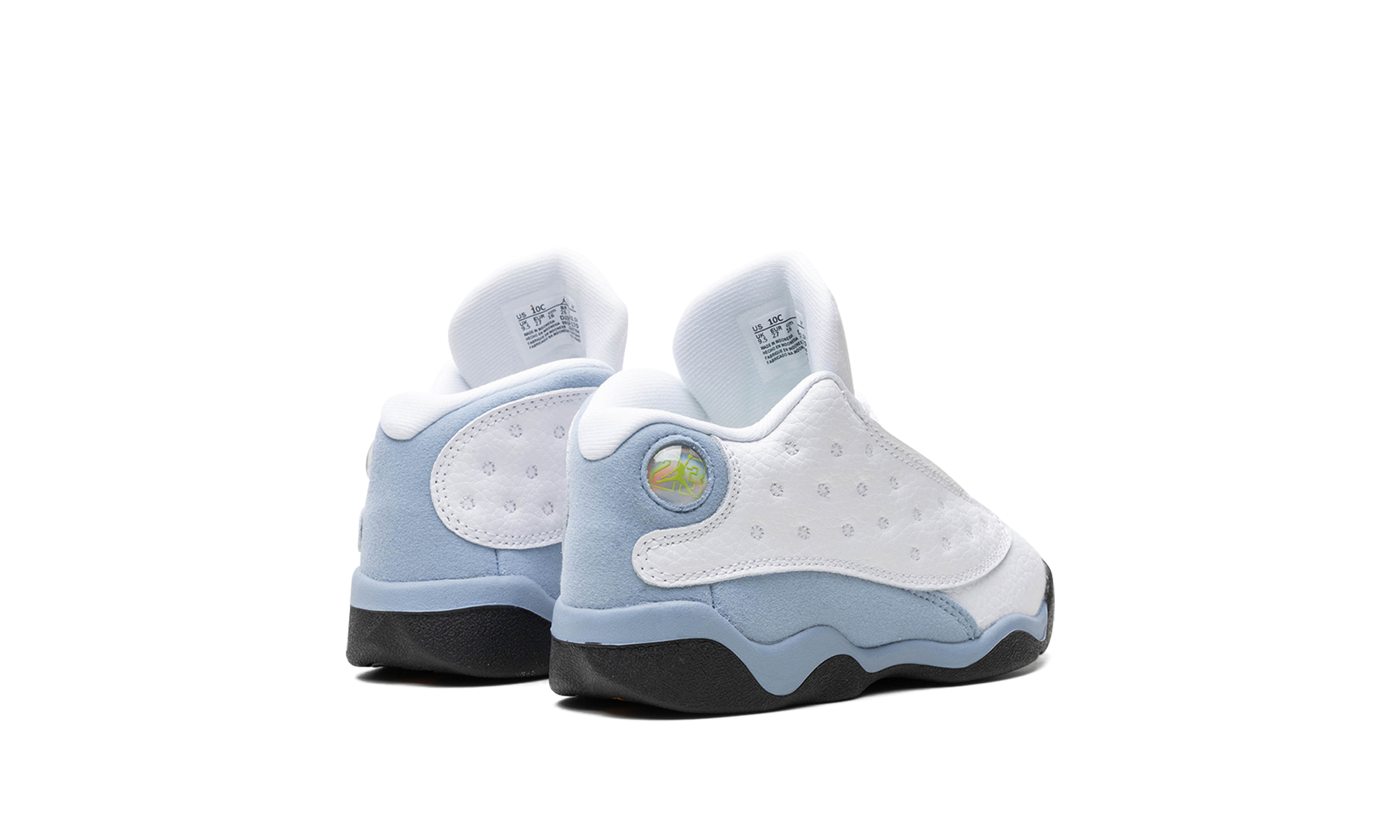jordan 13 retro blue grey td+DJ3004-170+diagnol right behind view