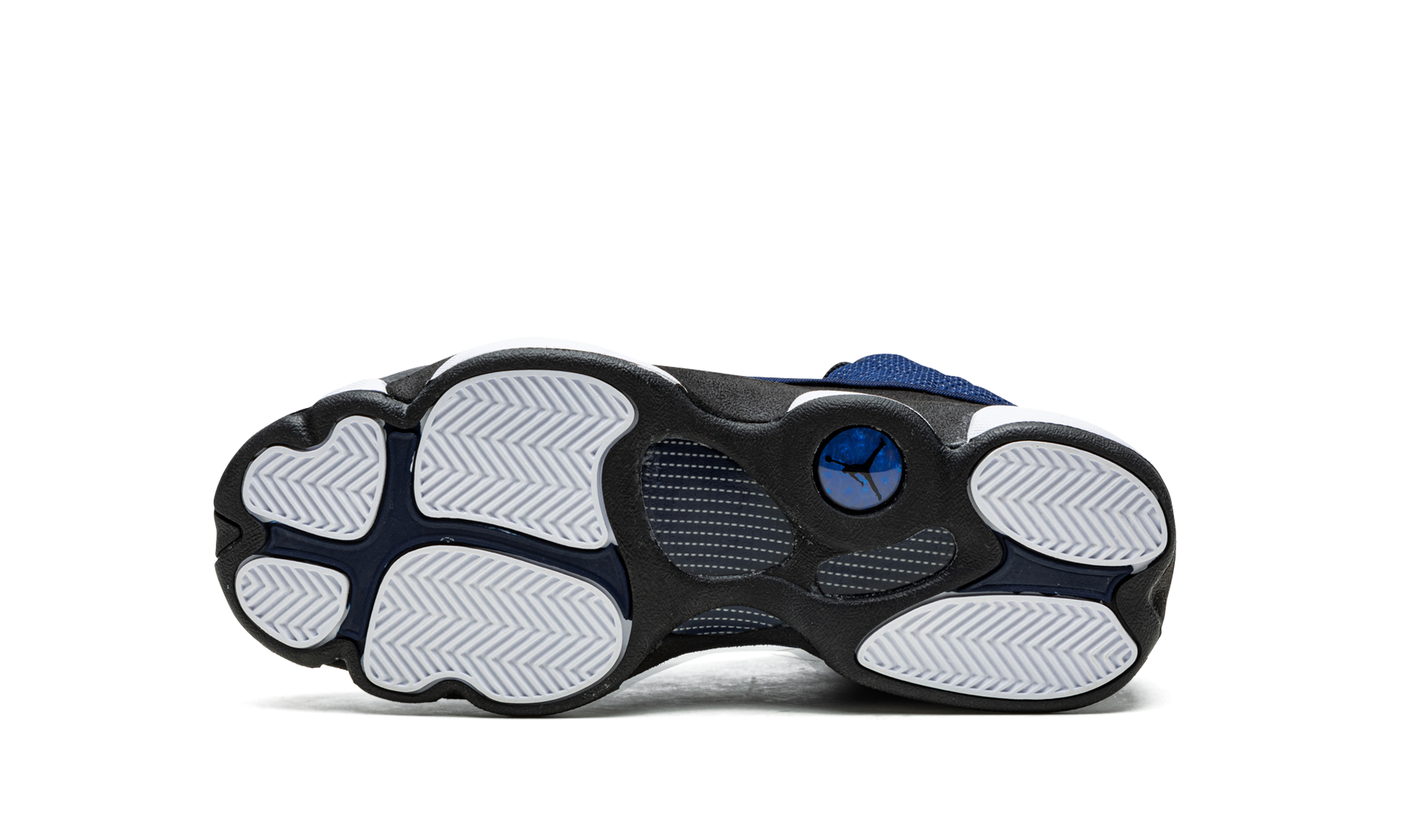 jordan 13 retro brave blue 2022 gs+884129-400+bottom view