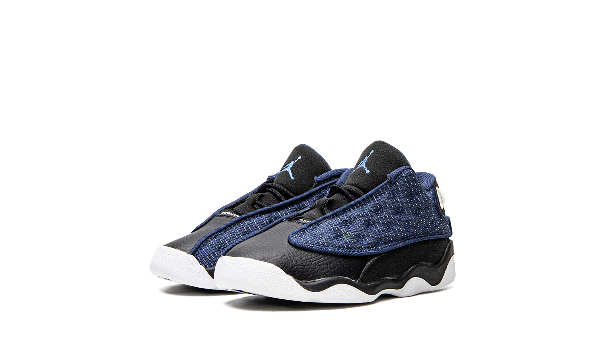 jordan 13 retro brave blue 2022 td+414581-400+diagnol left view