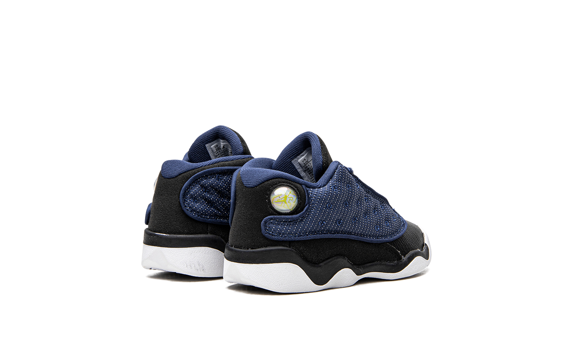 jordan 13 retro brave blue 2022 td+414581-400+diagnol right behind view