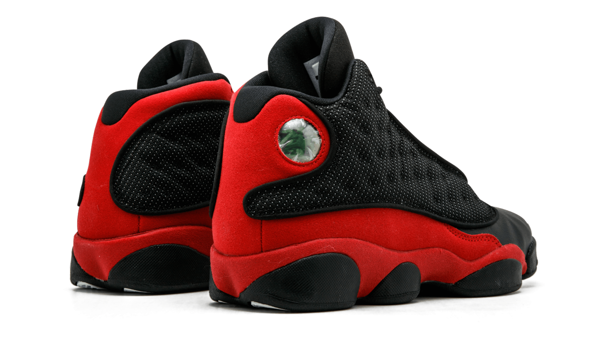 jordan 13 retro bred 2017 gs+414574-004+diagnol right behind view