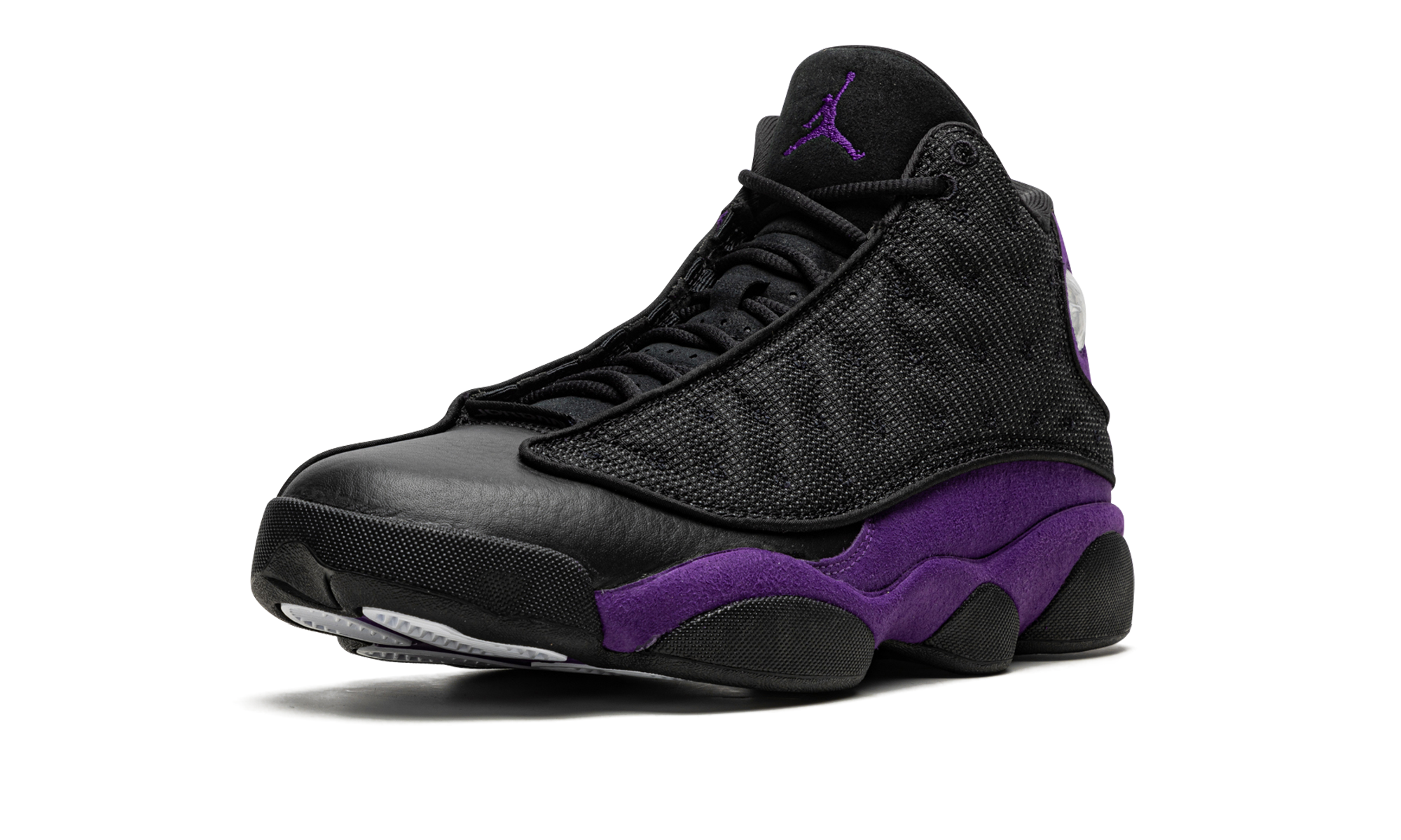 jordan 13 retro court purple+DJ5982-015+left diagnol single view