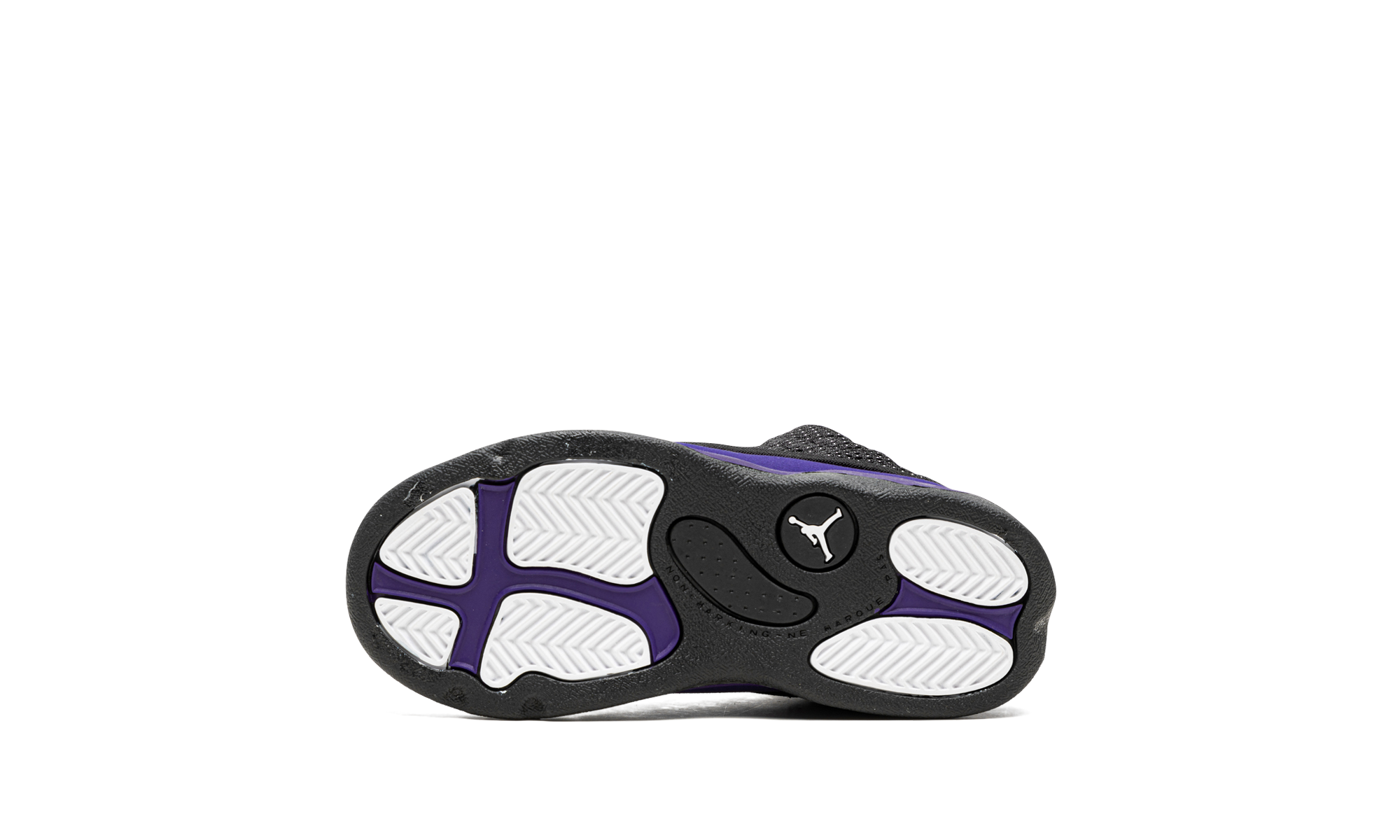 jordan 13 retro court purple td+414581-015+bottom view