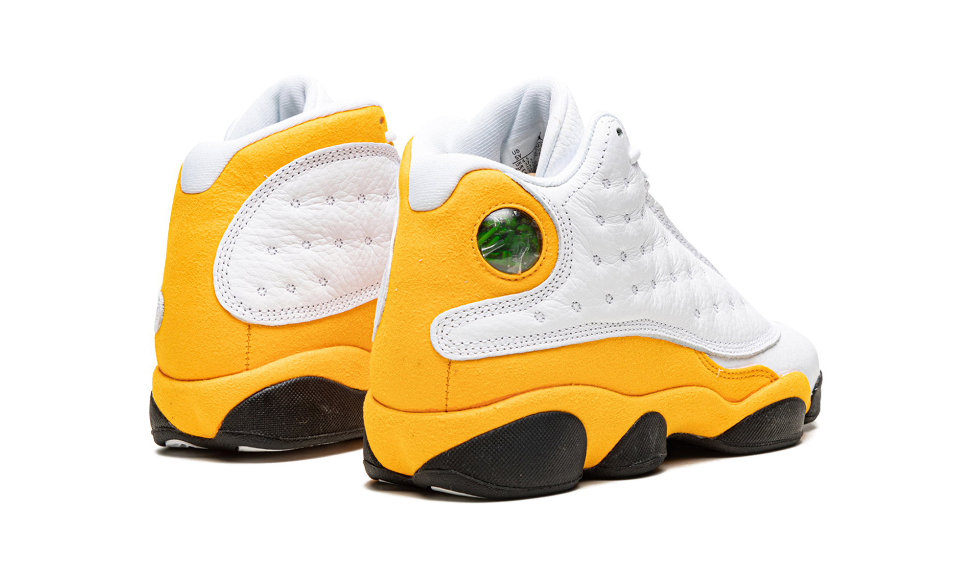 jordan 13 retro del sol gs+DJ3003-167+diagnol right behind view