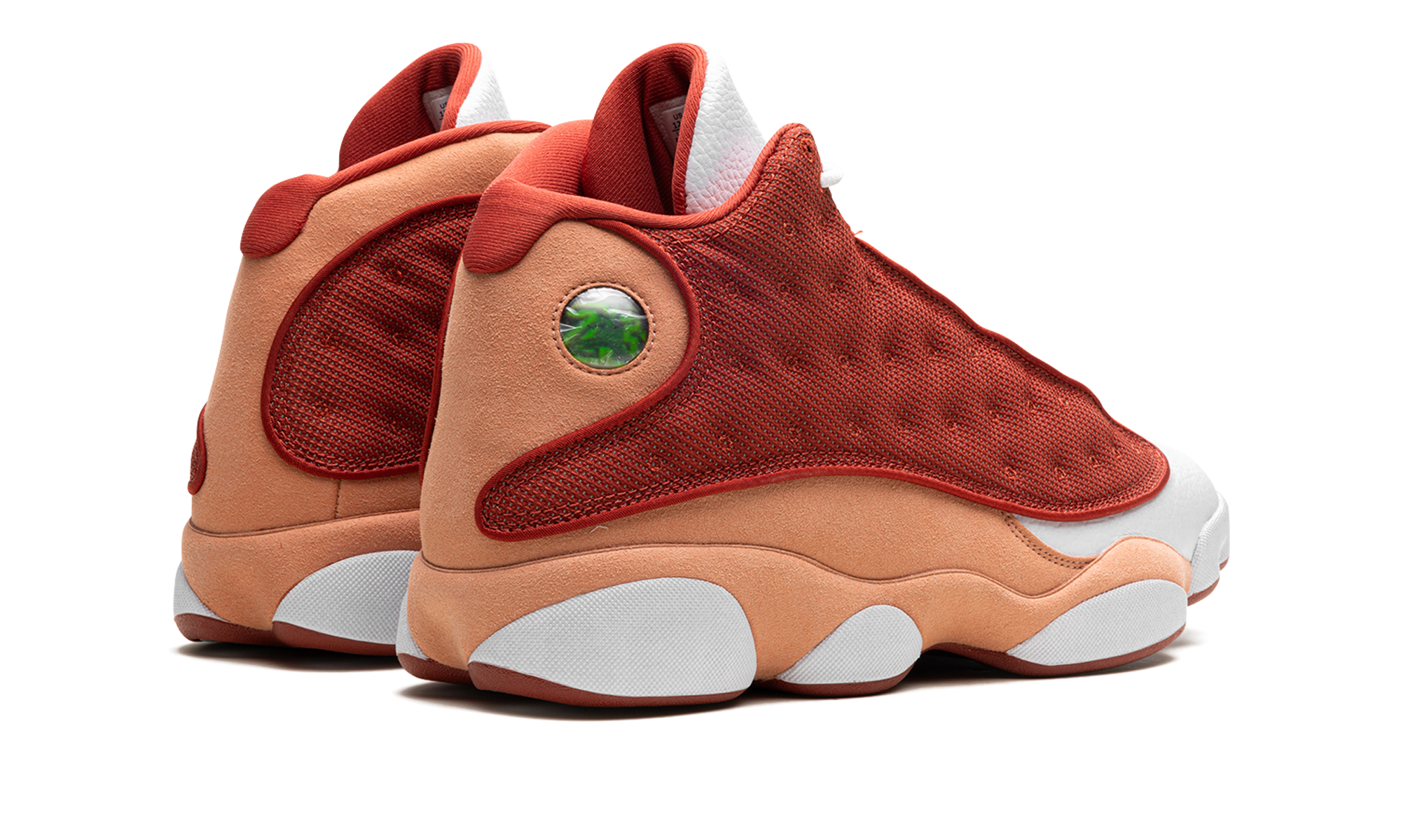 jordan 13 retro dune red+DJ5982-601+diagnol right behind view