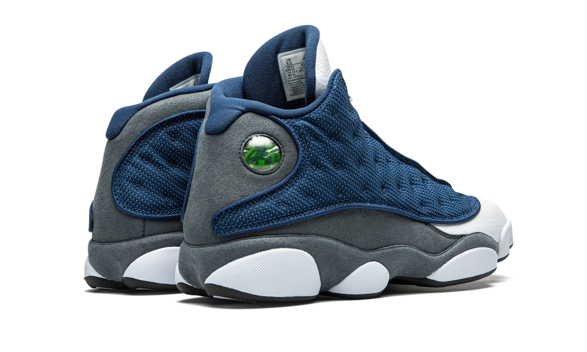jordan 13 retro flint 2020+414571-404+diagnol right behind view