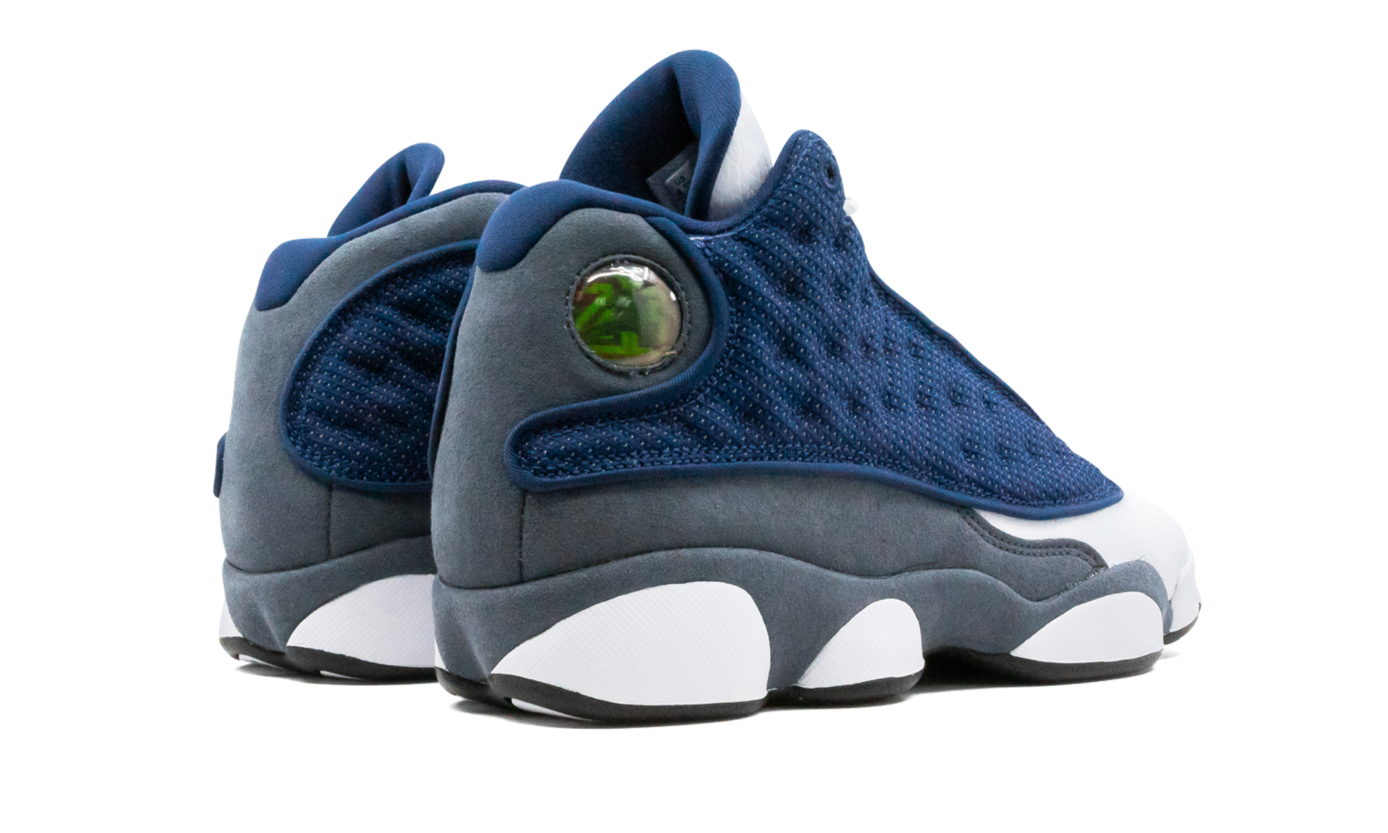 jordan 13 retro flint 2020 gs+884129-404+diagnol right behind view