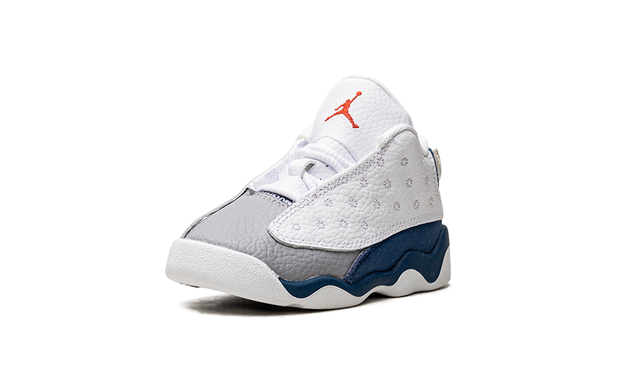 jordan 13 retro french blue td+DJ3004-164+left diagnol single view