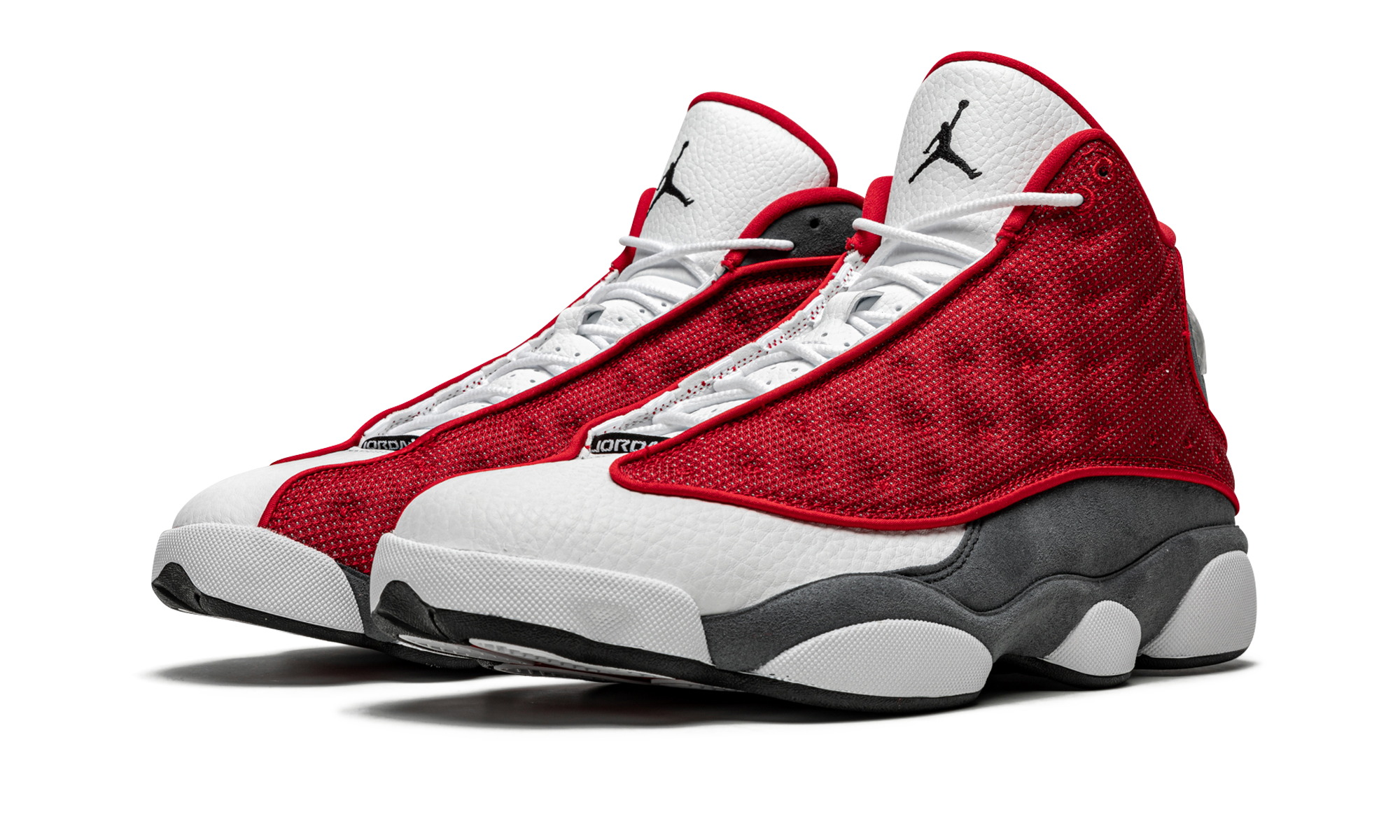 jordan 13 retro gym red flint grey+DJ5982-600+diagnol left view