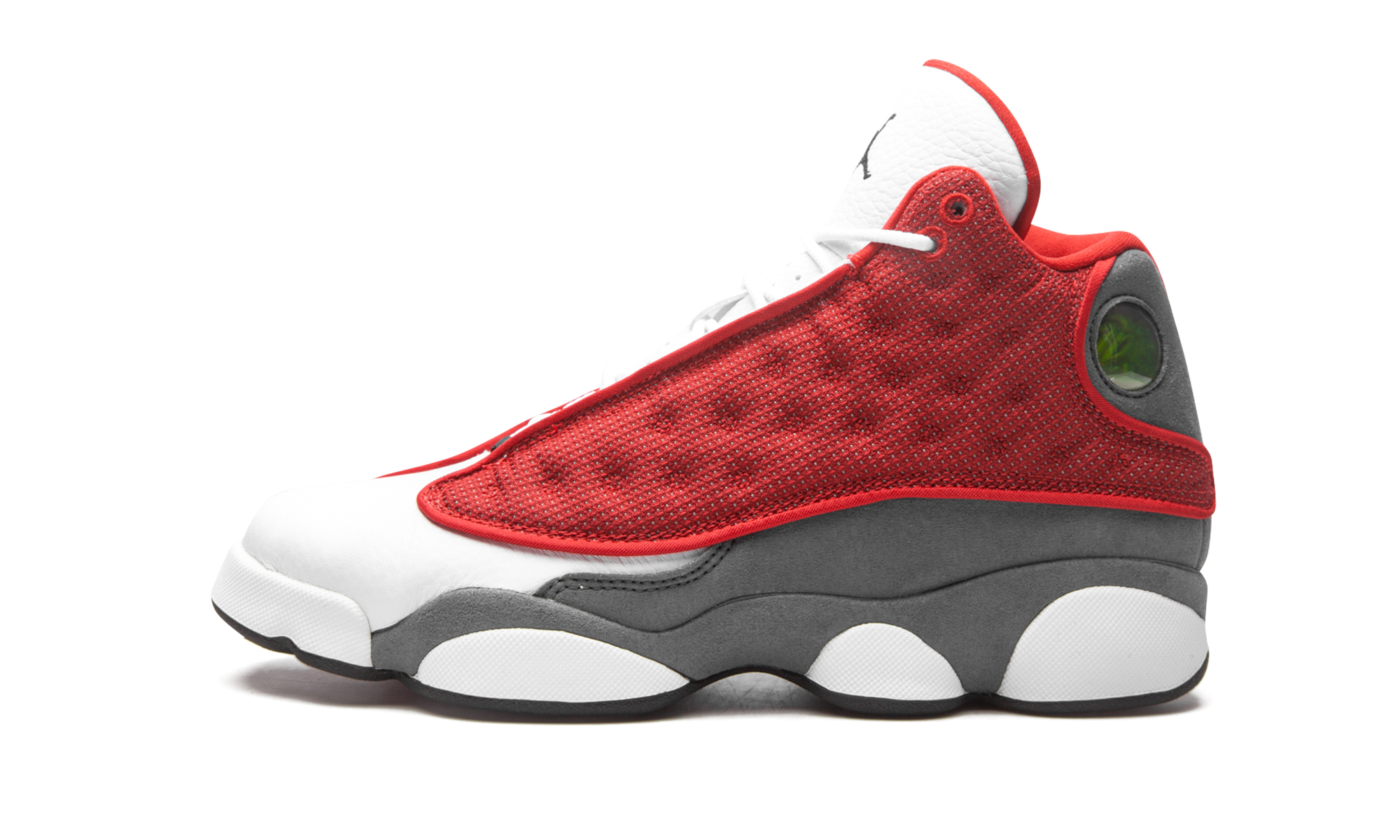 jordan 13 retro gym red flint grey gs+884129-600+diagnol right view 1