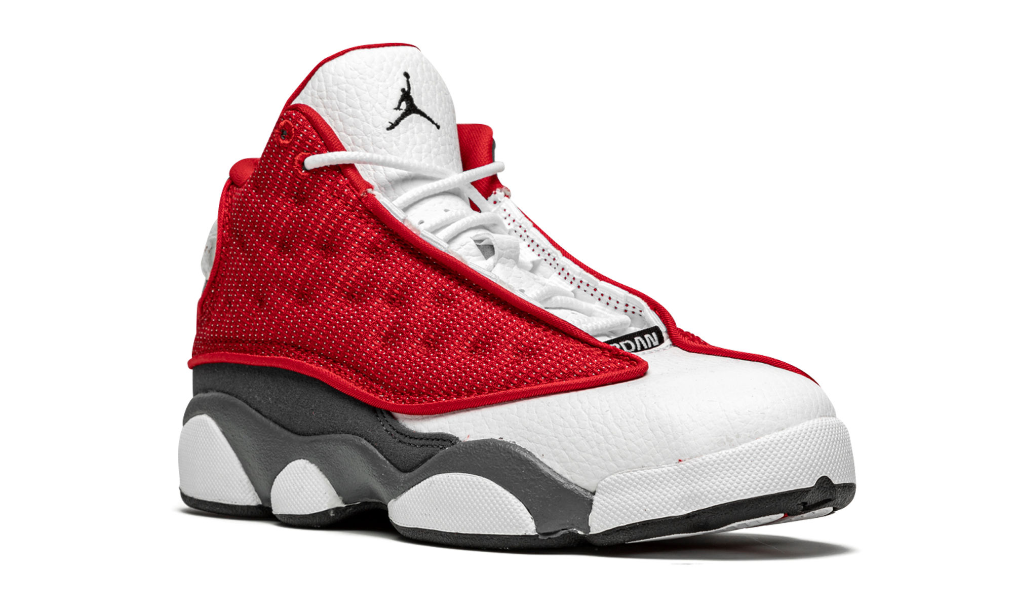 jordan 13 retro gym red flint grey ps+414575-600+diagnol right view