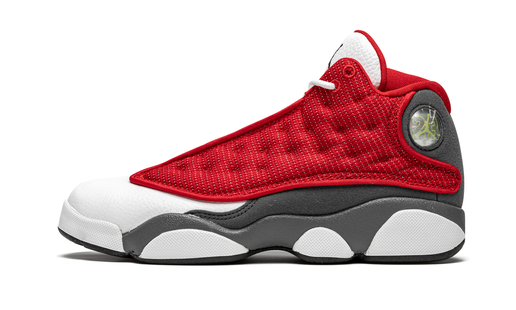 jordan 13 retro gym red flint grey ps+414575-600+diagnol right view 1