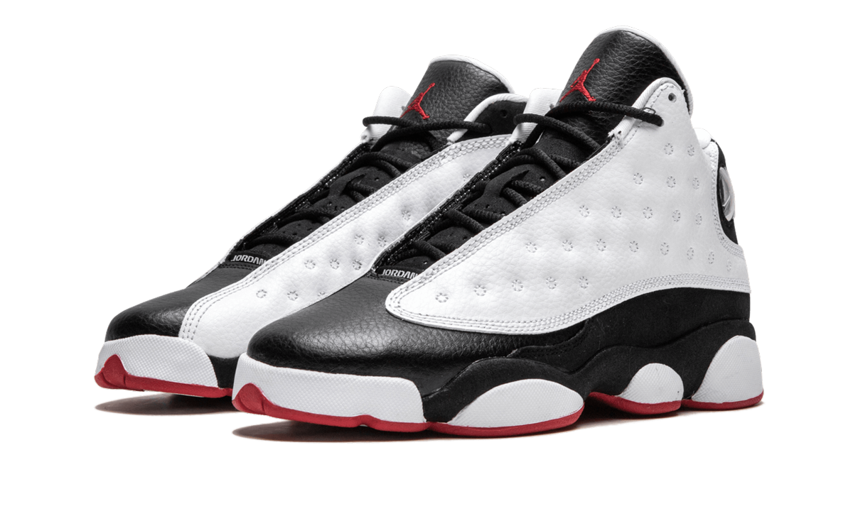 jordan 13 retro he got game 2018 gs+884129-104+diagnol left view