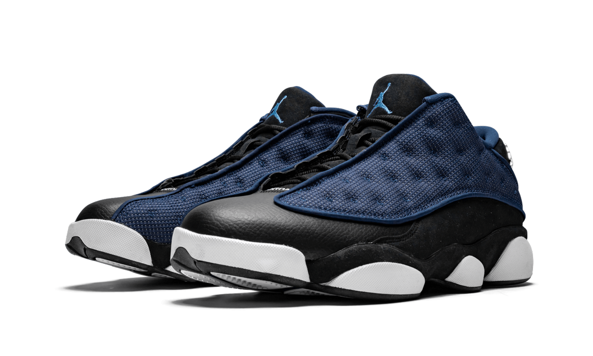 jordan 13 retro low brave blue+310810-407+diagnol left view