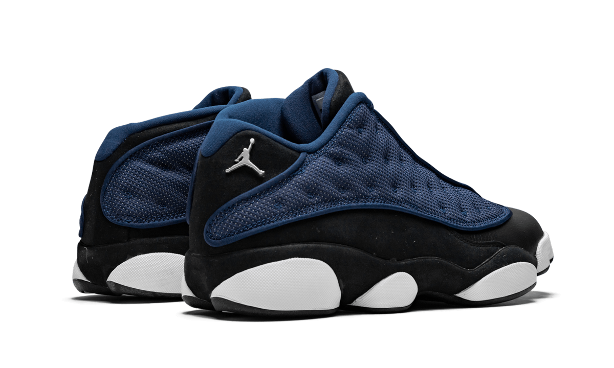jordan 13 retro low brave blue+310810-407+diagnol right behind view