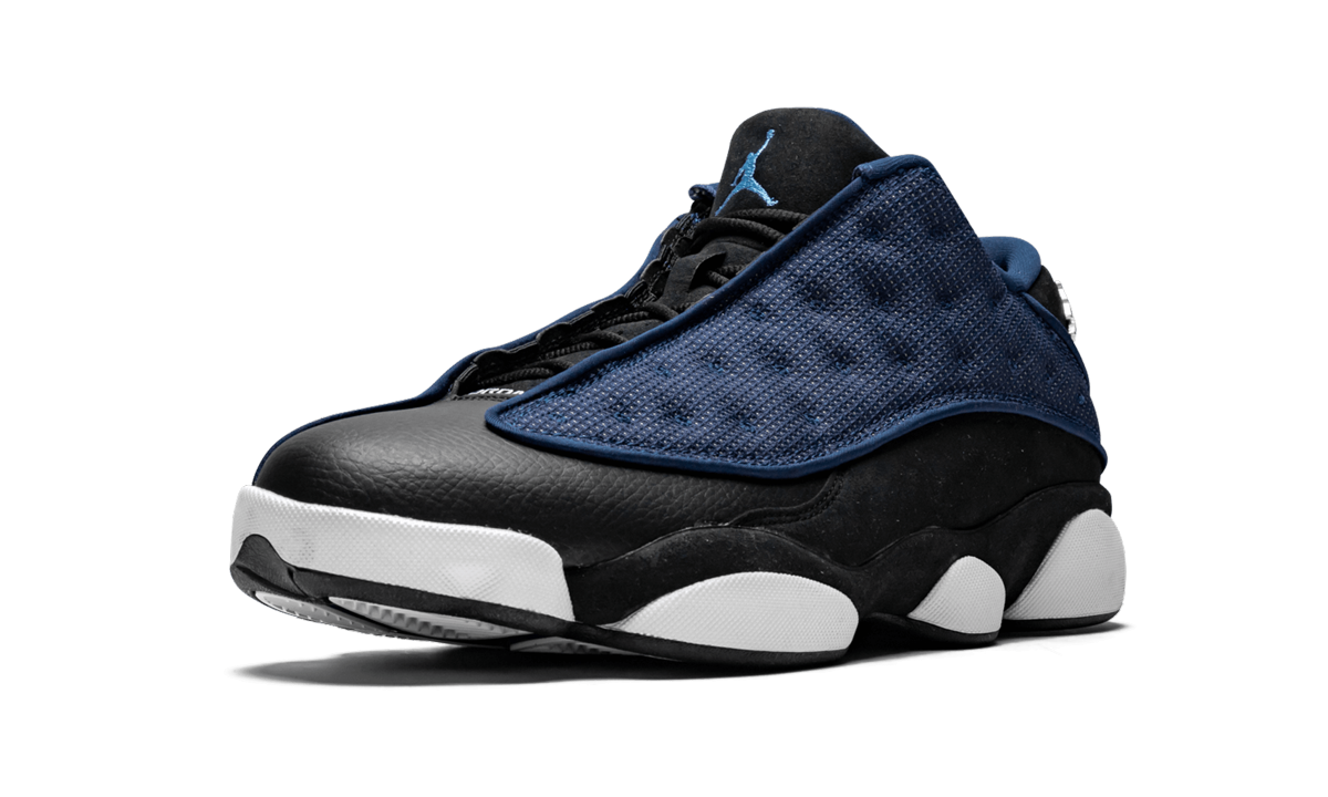 jordan 13 retro low brave blue+310810-407+left diagnol single view