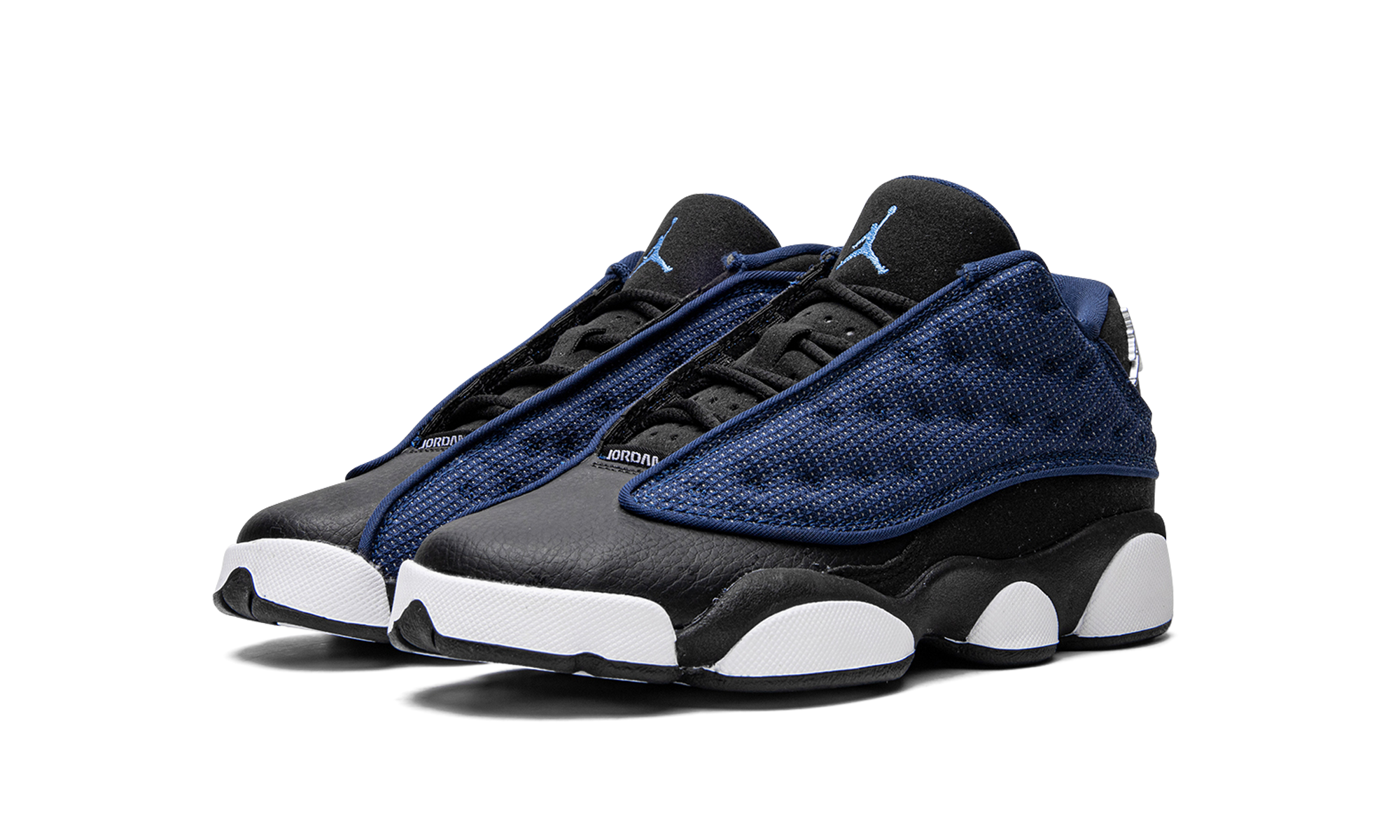 jordan 13 retro low brave blue gs+310811-407+diagnol left view