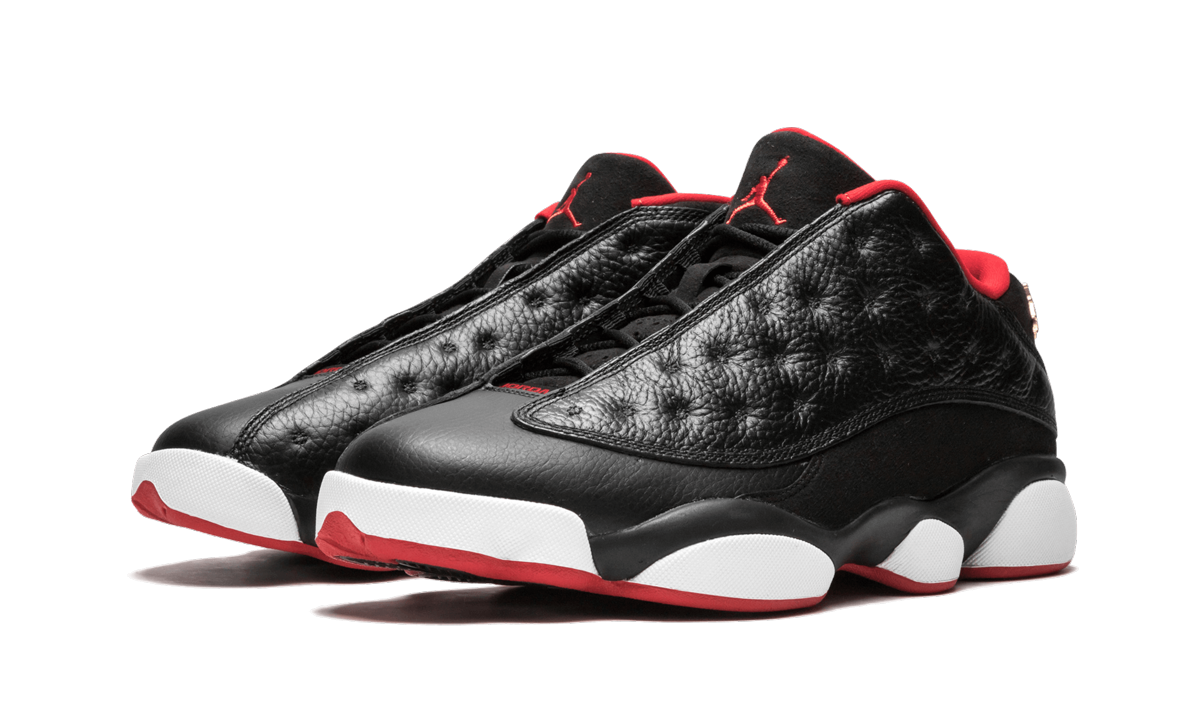 jordan 13 retro low bred+310810-027+diagnol left view