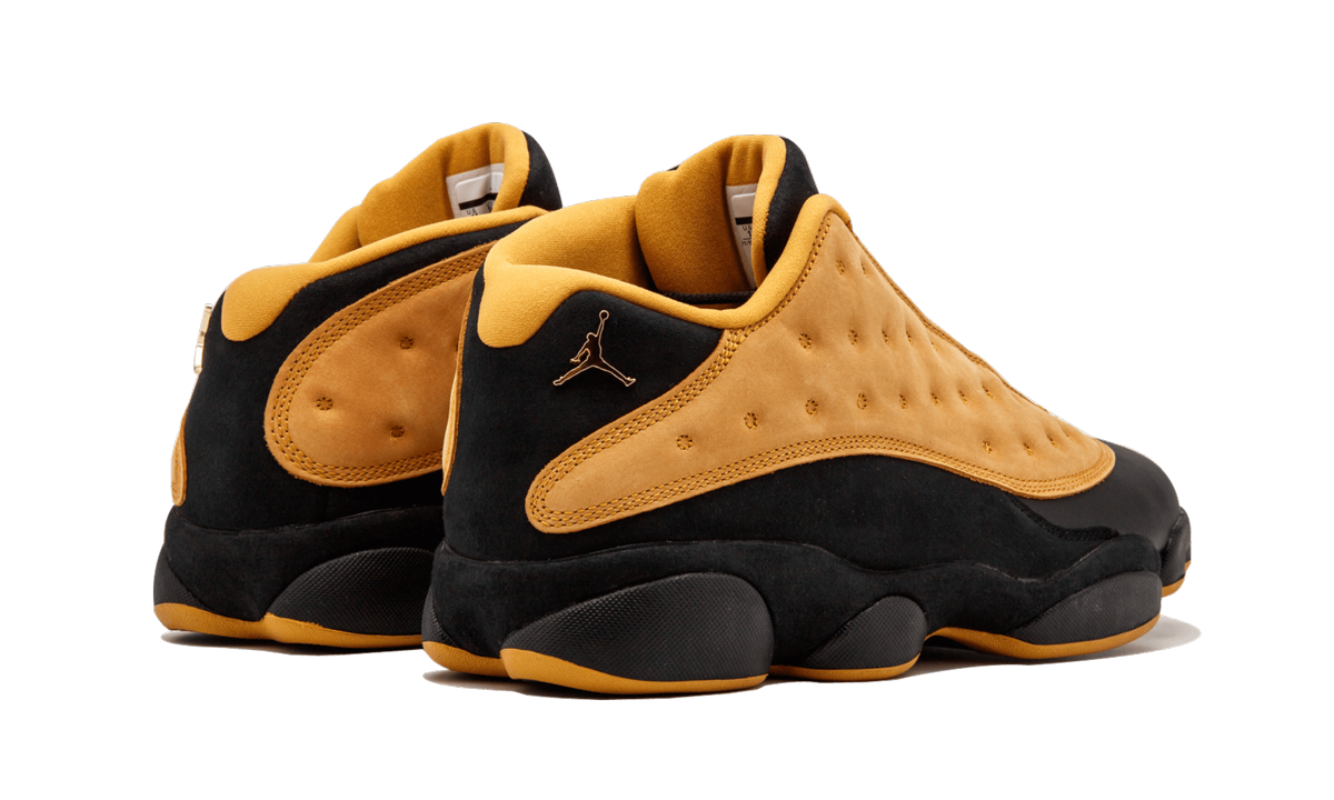 jordan 13 retro low chutney+310810-022+diagnol right behind view