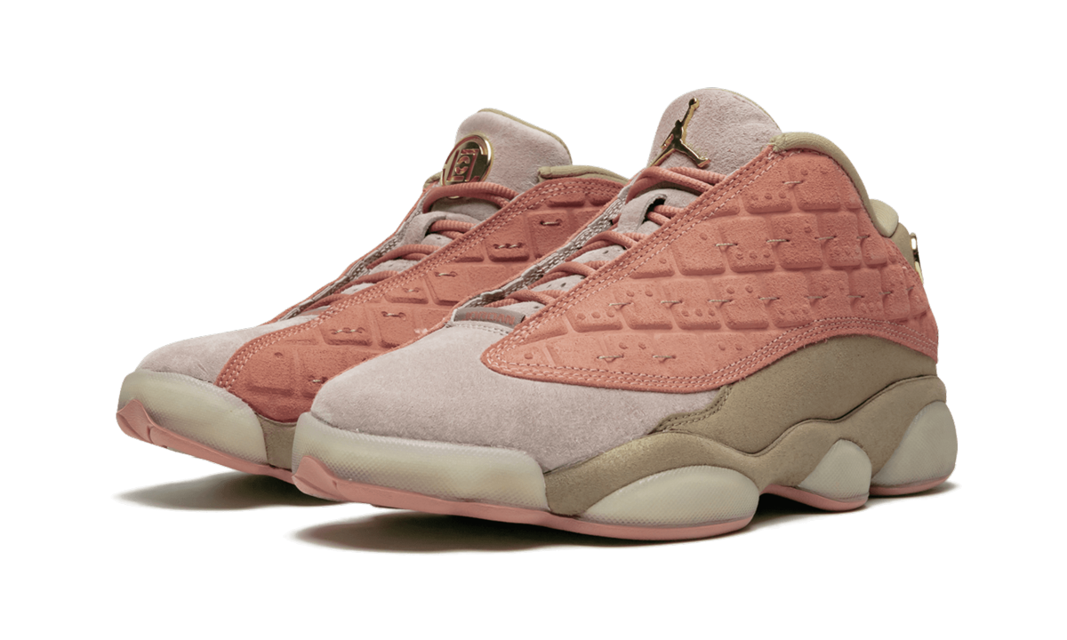 jordan 13 retro low clot sepia stone+AT3102-200+diagnol left view
