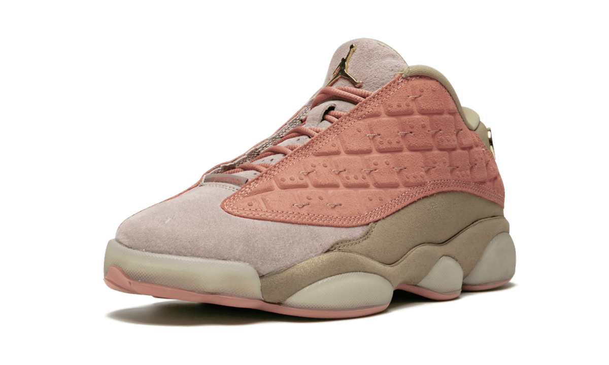 jordan 13 retro low clot sepia stone+AT3102-200+left diagnol single view