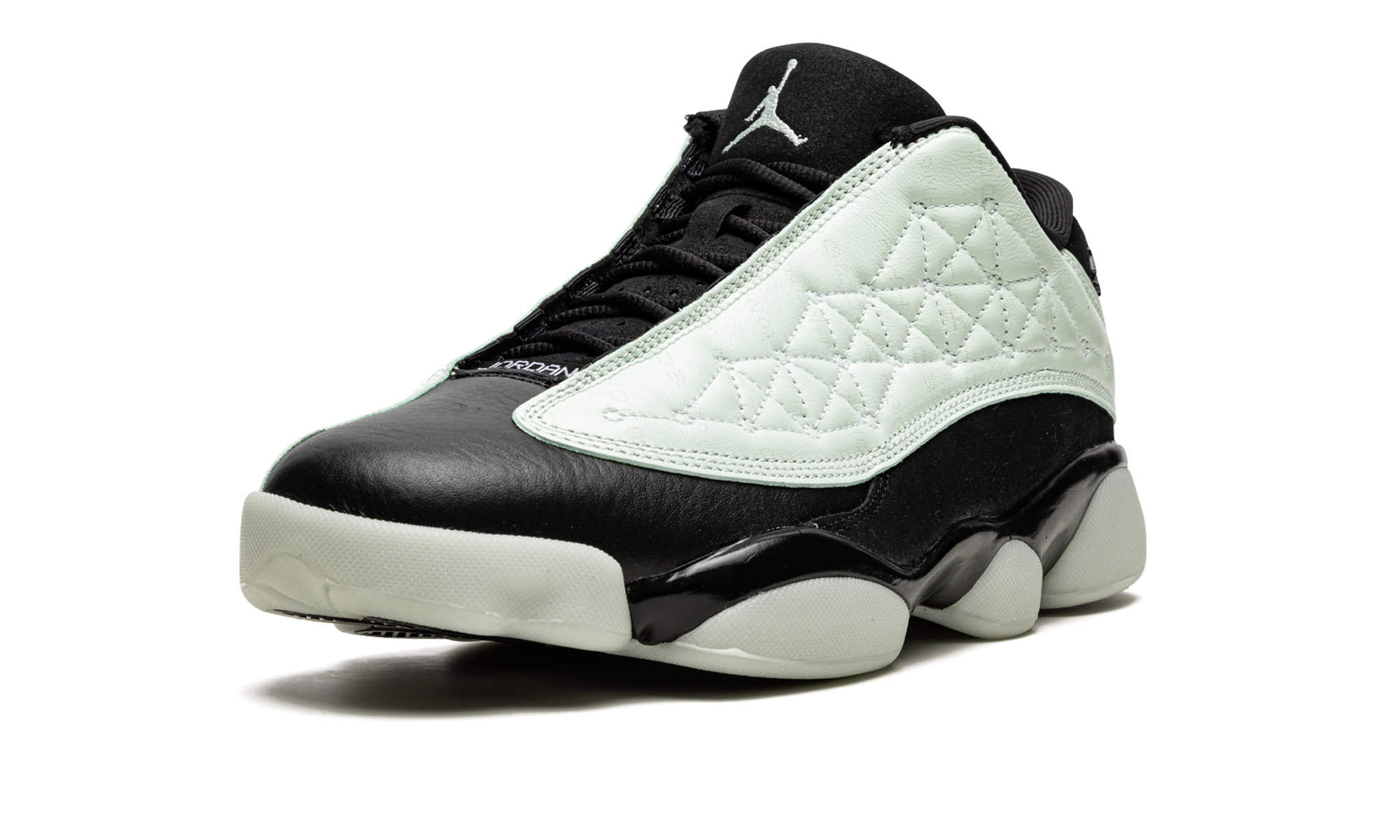 jordan 13 retro low singles day 2021+DM0803-300+left diagnol single view
