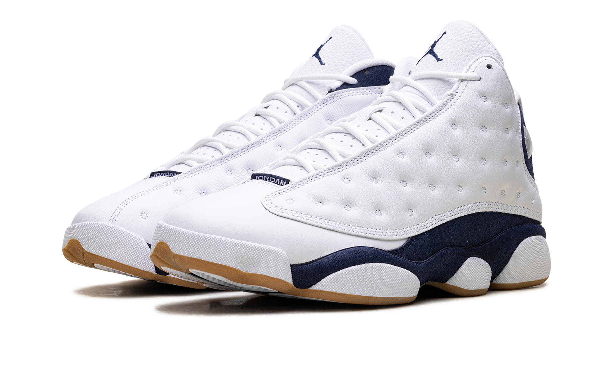 jordan 13 retro midnight navy+414571-140+diagnol left view