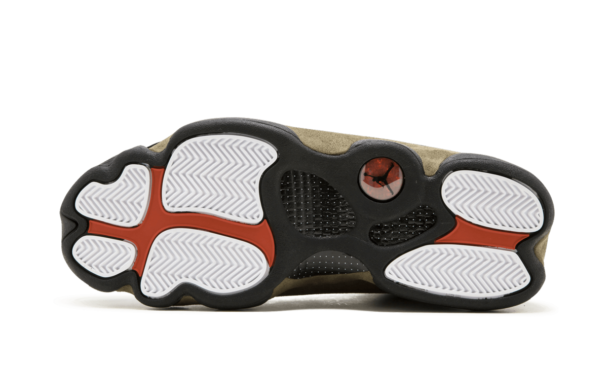 jordan 13 retro olive+414571-006+bottom view