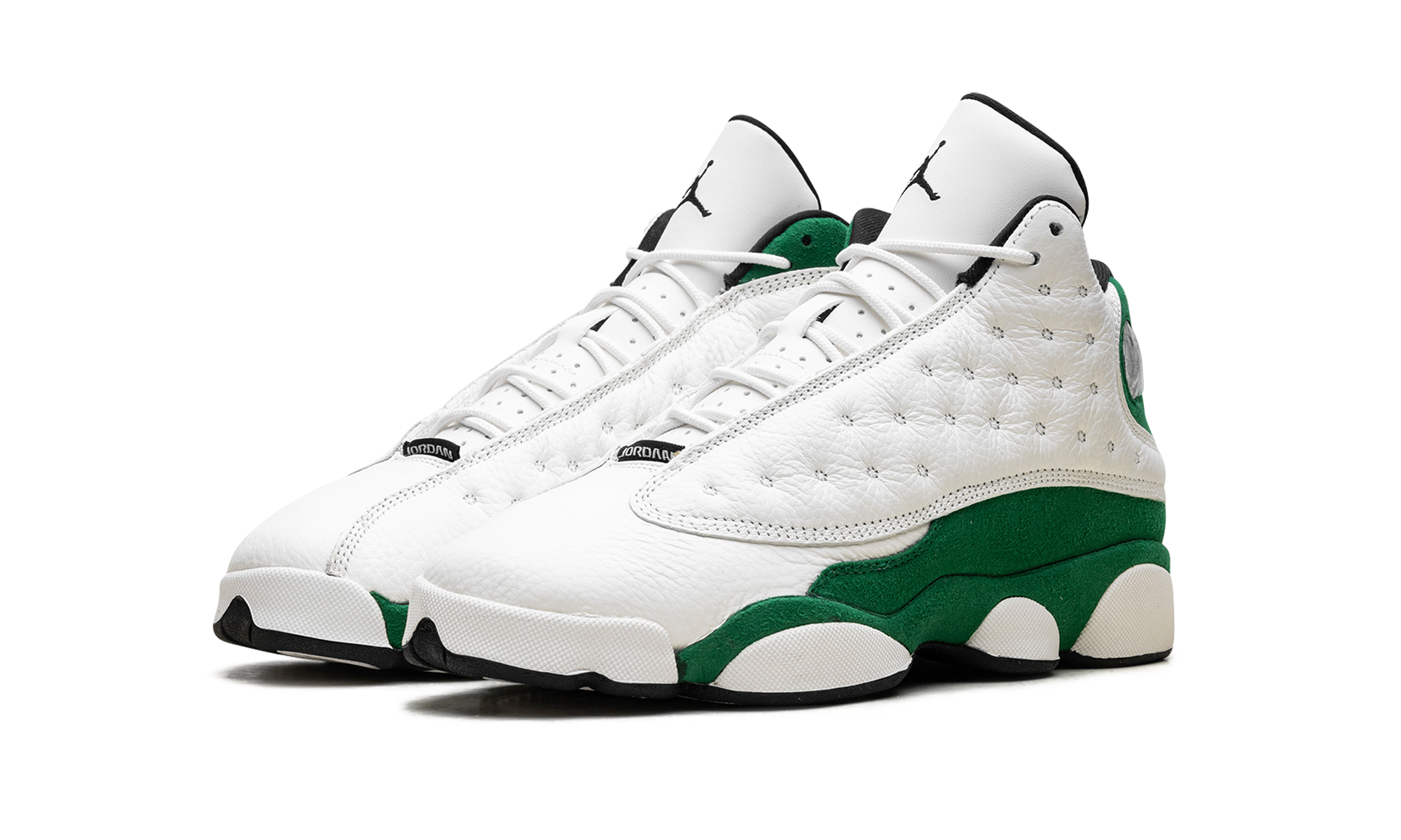 jordan 13 retro sail pine green gs+HQ0780-103+diagnol left view