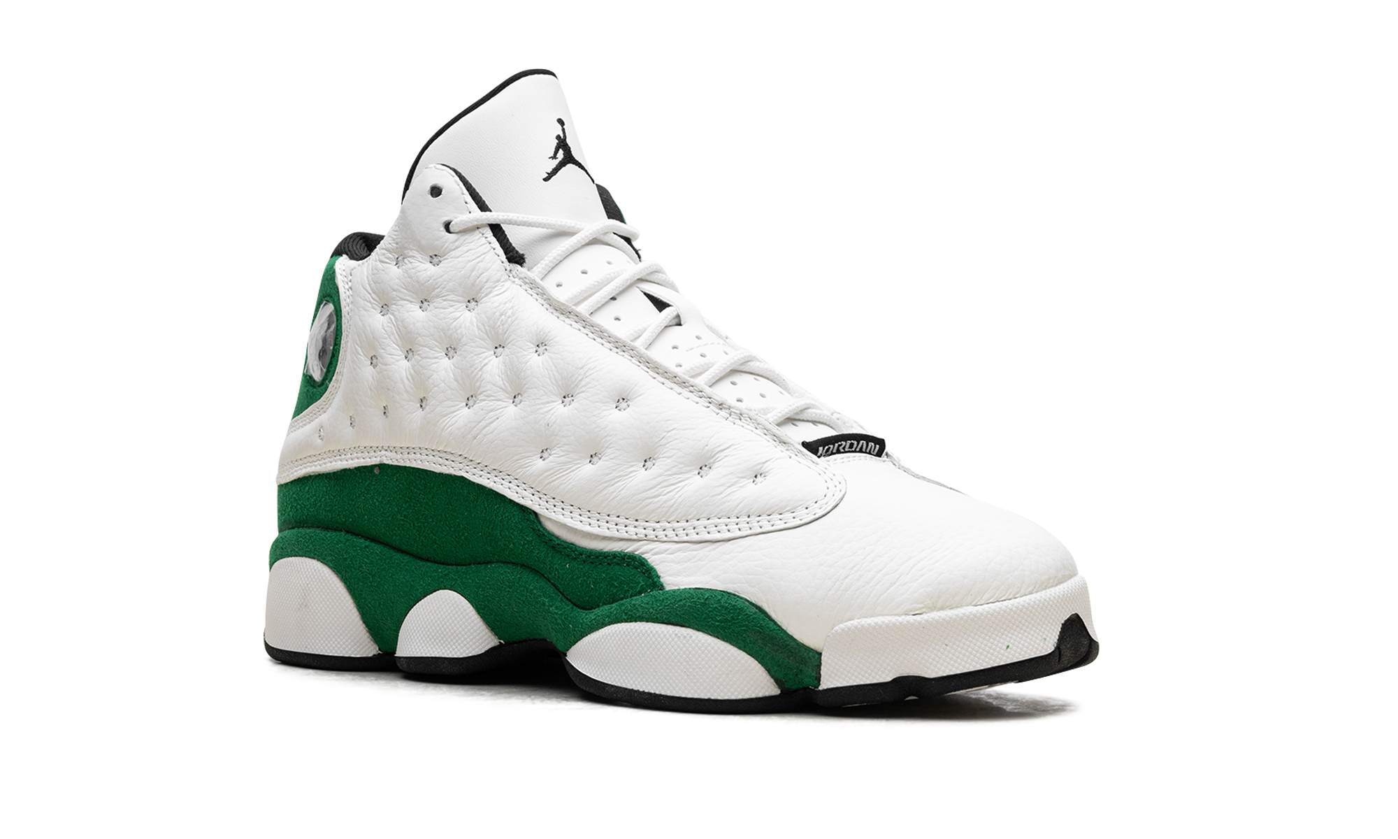 jordan 13 retro sail pine green gs+HQ0780-103+diagnol right view