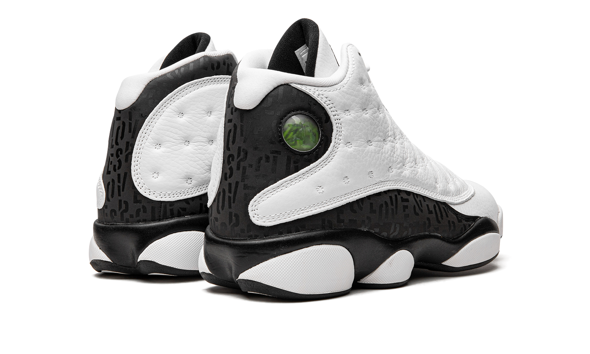 jordan 13 retro singles day love and respect+888164-112+diagnol right behind view