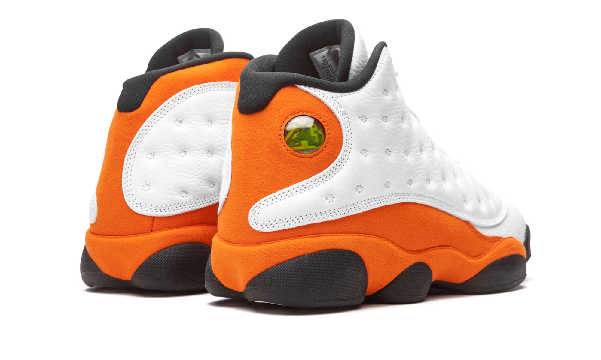 jordan 13 retro starfish+414571-108+diagnol right behind view
