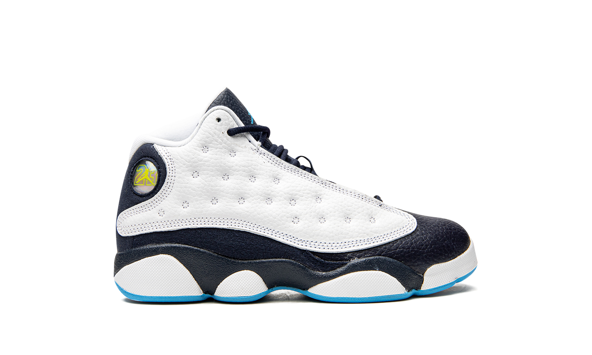 jordan 13 retro white obsidian powder blue ps+DJ3005-144+right view