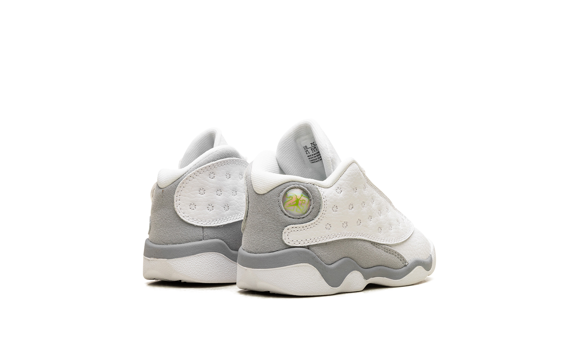 jordan 13 retro wolf grey 2023 td+DJ3004-160+diagnol right behind view