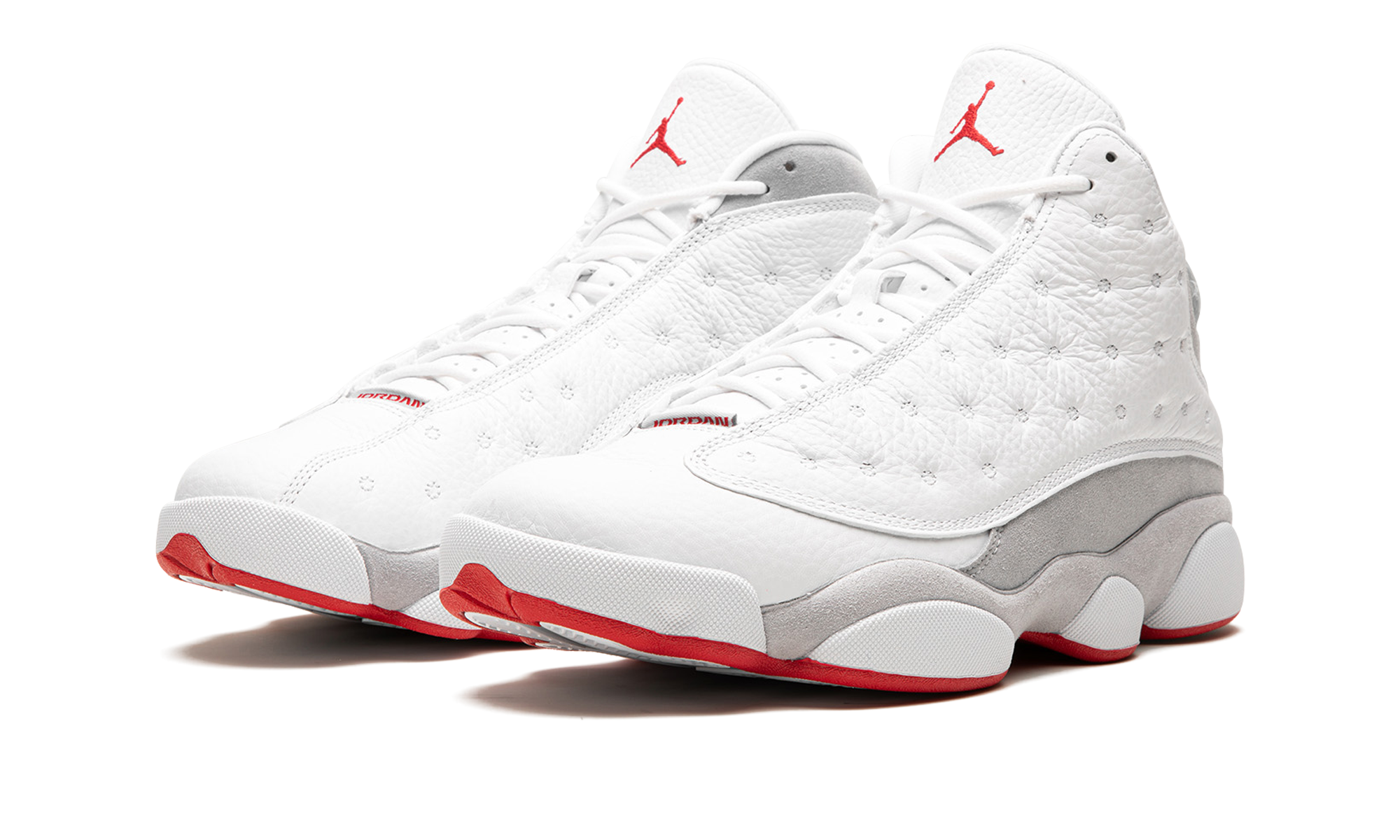jordan 13 retro wolf grey+414571-160+diagnol left view