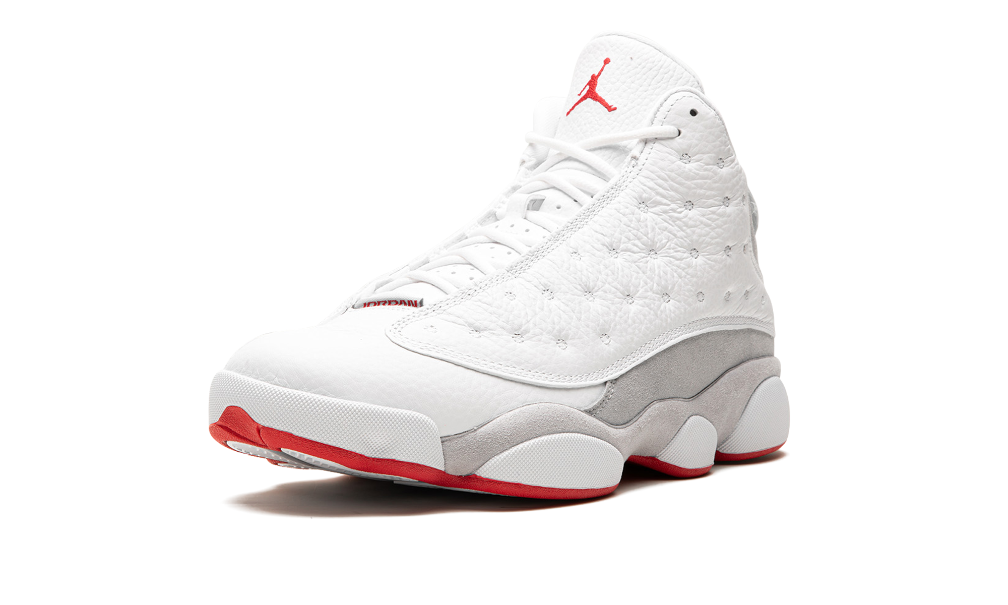 jordan 13 retro wolf grey+414571-160+left diagnol single view