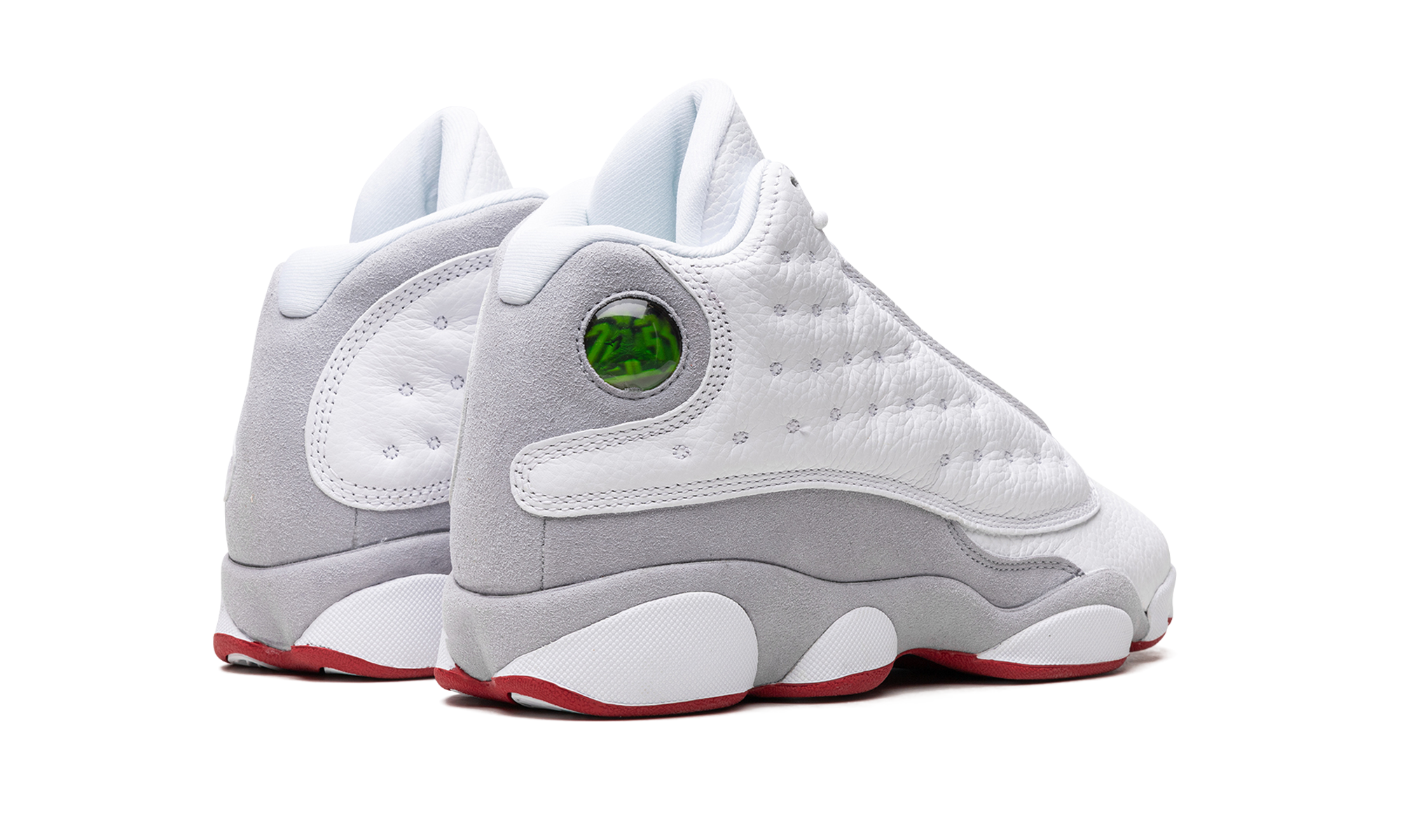 jordan 13 retro wolf grey gs+DJ3003-160+diagnol right behind view