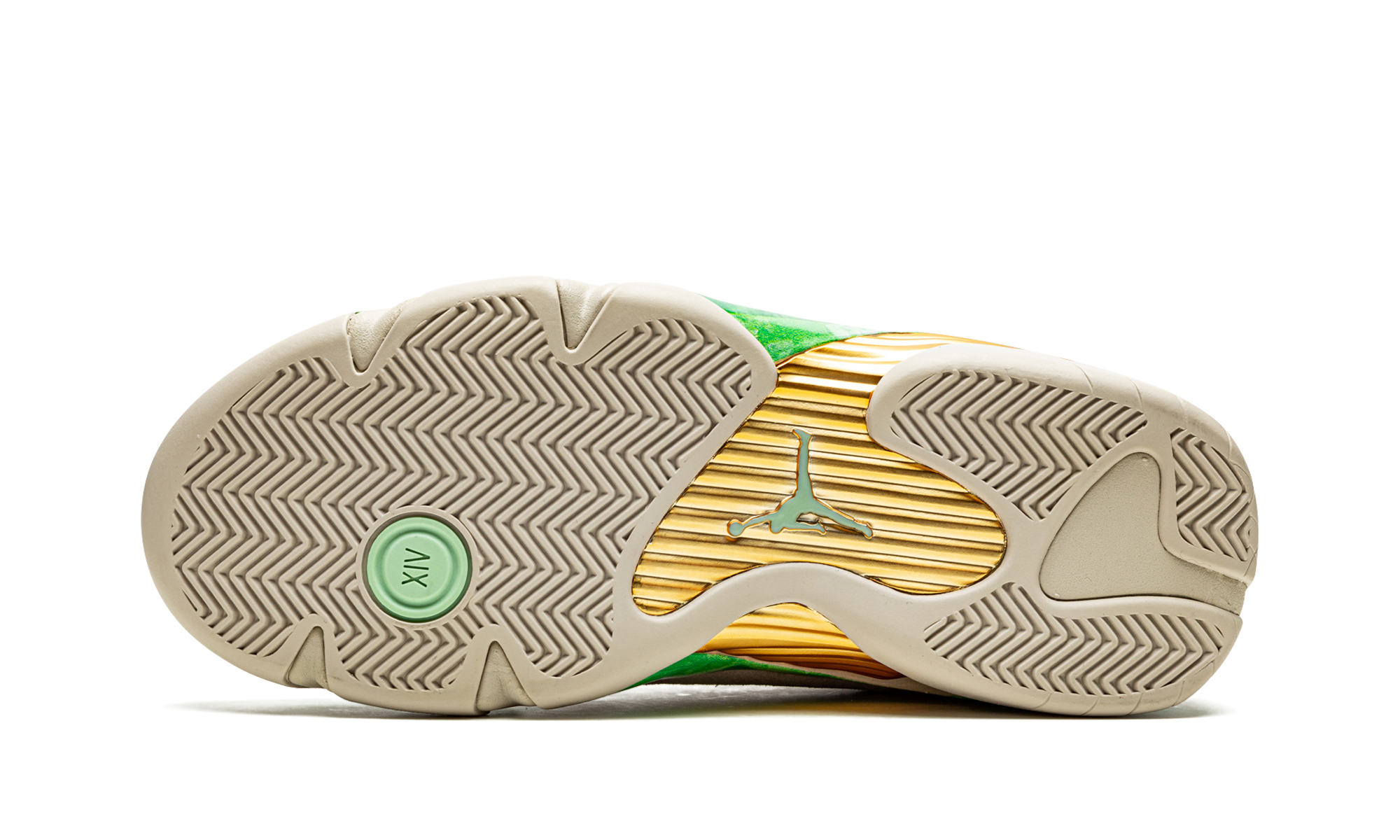 jordan 14 retro aleali may fortune women s+DJ1034-200+bottom view
